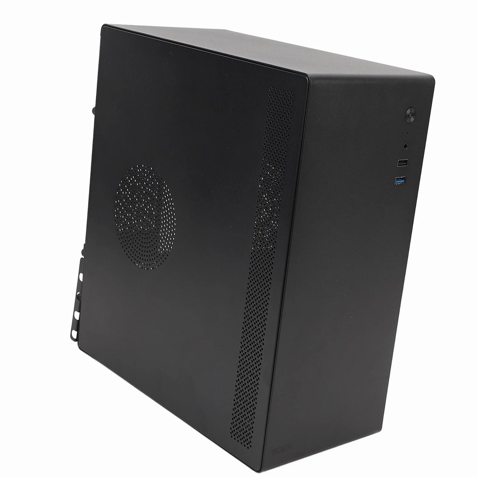 Obudowa Komputera do Gier, Obsługa Karty Graficznej 280 Mm, Prześwit Chłodnicy Procesora 120 Mm Obudowa Komputera ATX, PC Micro ATX z Gniazdami Dźwiękowymi USB 3.0 do Gier w Domowym Biurze