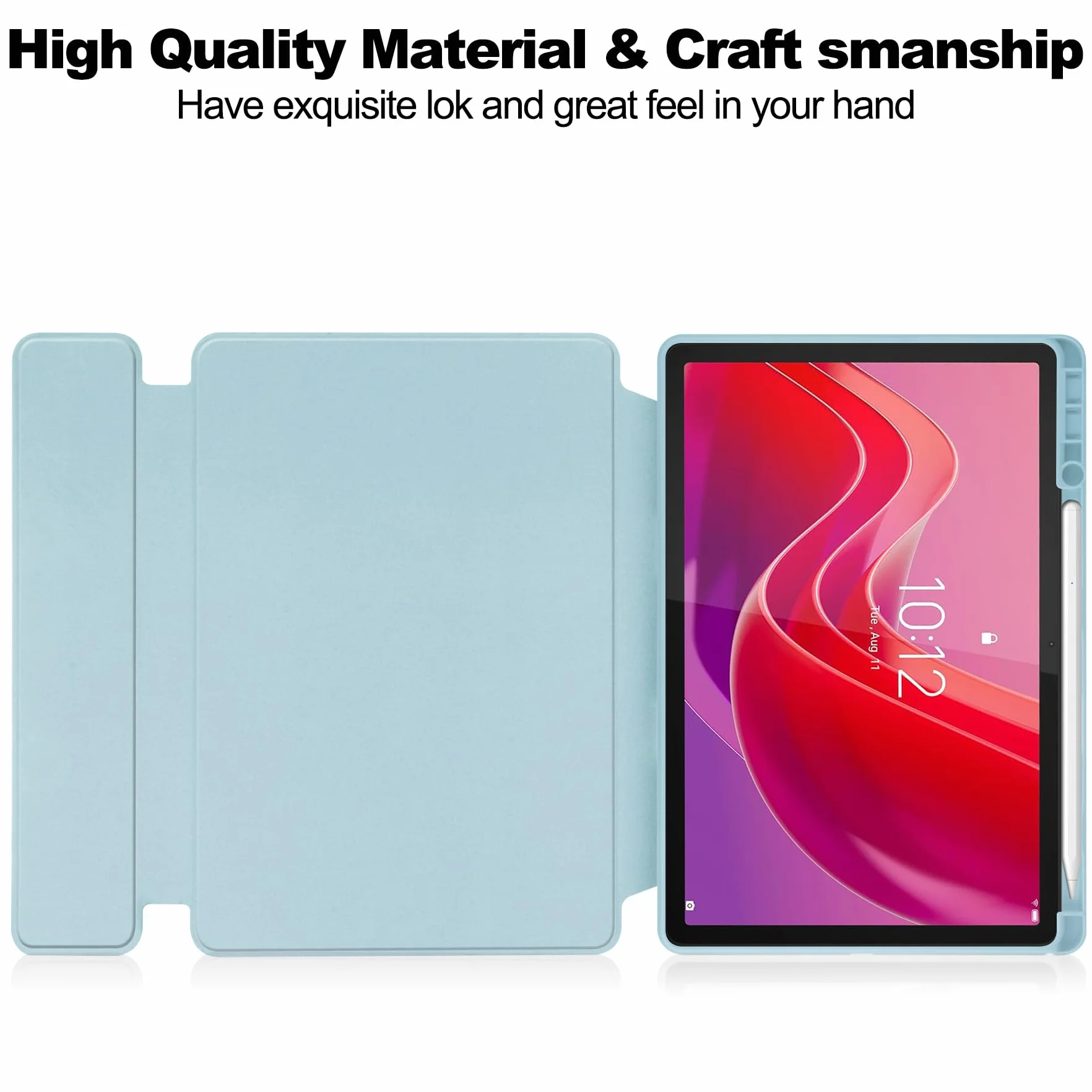 Etui z klawiaturą do Honor Pad X8a, magnetycznie odłączana bezprzewodowa klawiatura Bluetooth ze smukłą podstawką do tabletu Honor Pad X8a 11 cali 2024(Black)