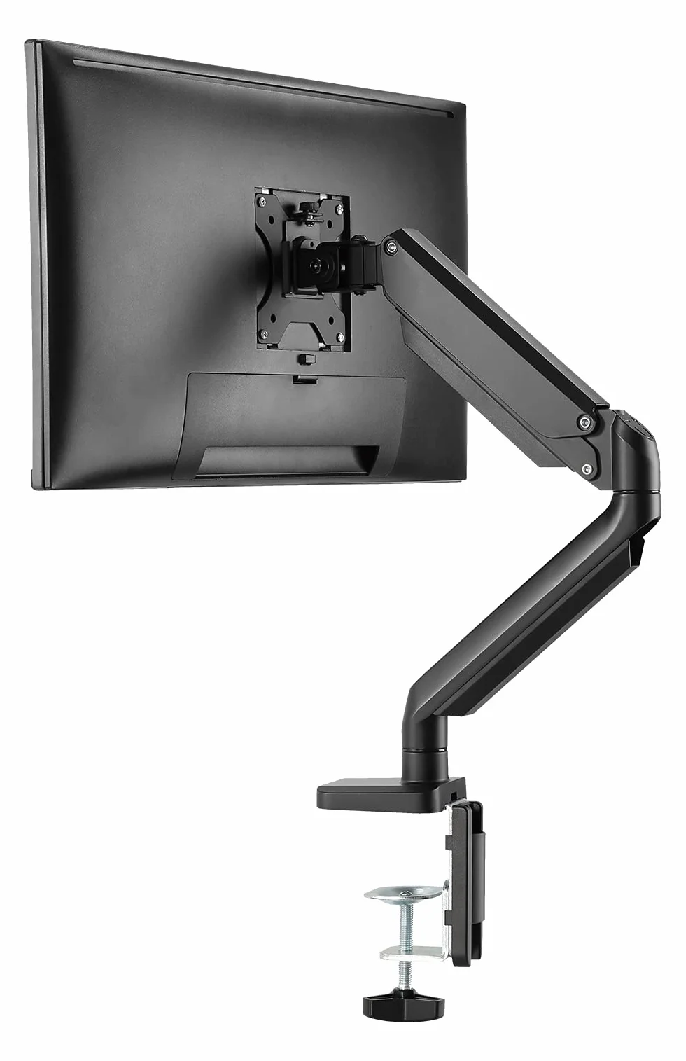Deltaco ARM-0350 Płaski uchwyt na ekran biurkowy 81,3 cm (32") Zacisk/śruba czarna