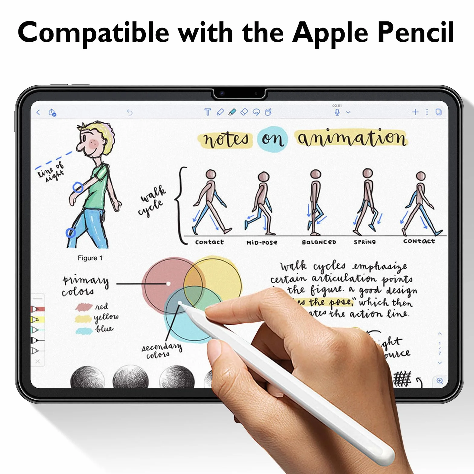 Mothca matowe szkło hartowane do iPad Air 11 cali (2025 M3/ 2024 M2 Chip), matowa folia ochronna do iPad Air 6. generacji, ochrona ekranu, antyodblaskowa (1 szt.)