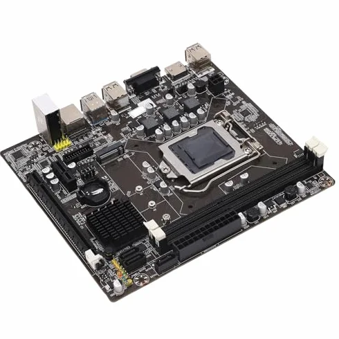 Płyta Główna do Gier DDR3, 1155 Pinów 2 DDR3 100M Mining Płyta Główna Obsługująca Procesory Corei7, I5, I3 (LGA1155), Obsługuje Cyfrowe Wyjście Wideo High Definition