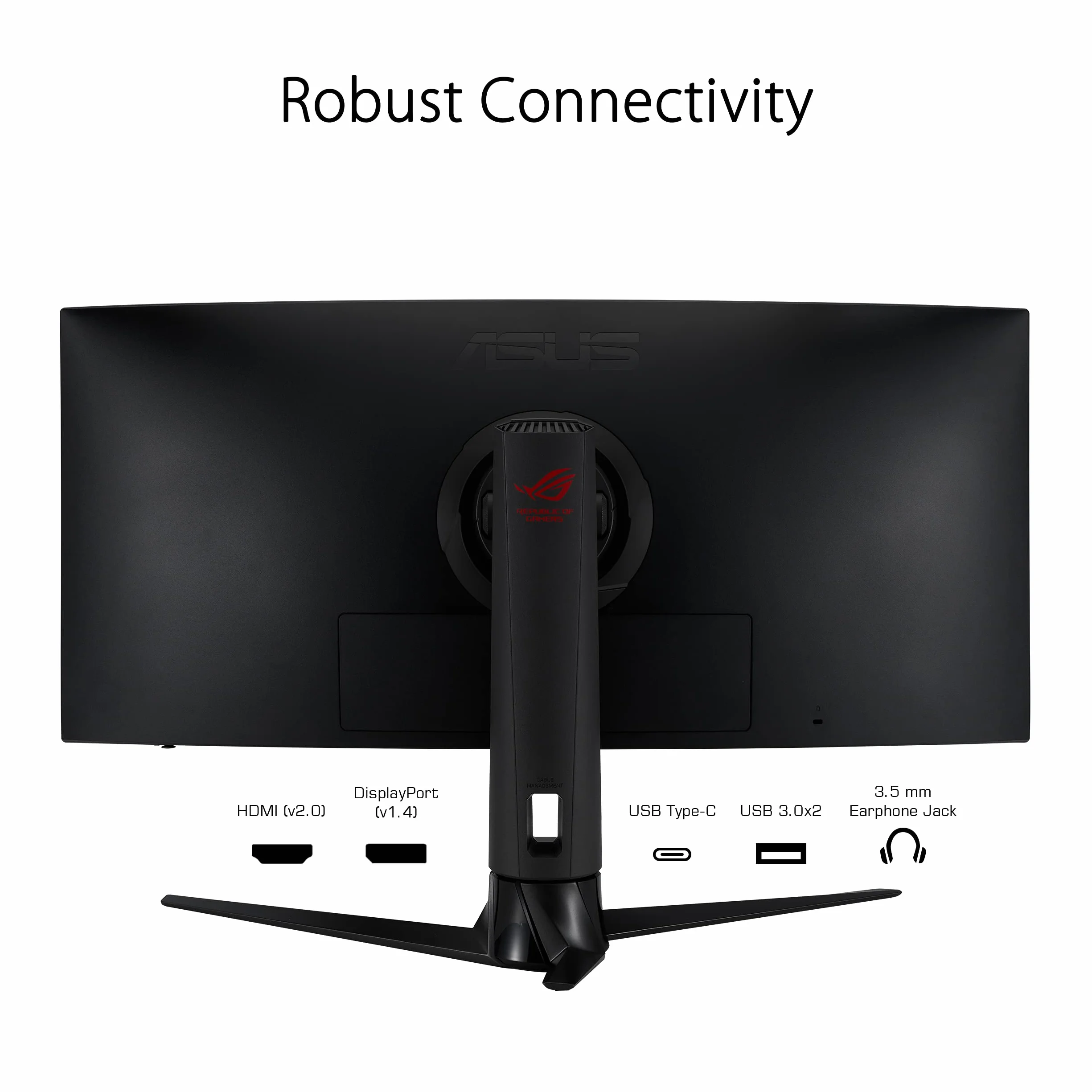 ASUS ROG Strix XG349C écran plat de PC 86,7 cm (34.1") 3440 x 1440 pixels UltraWide Quad HD Noir