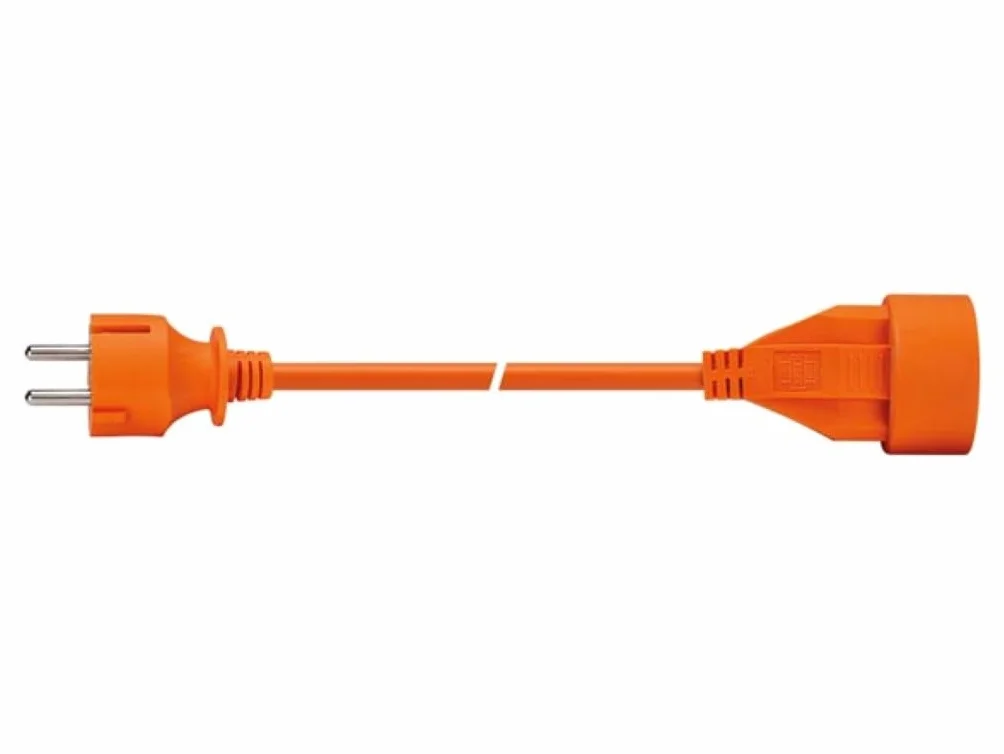 Perel Przedłużacz, H05VV-F 3G1.5, 20 m, 16 A/230 V, 3500 W, typ E/F, do użytku wewnętrznego, PVC, pomarańczowy