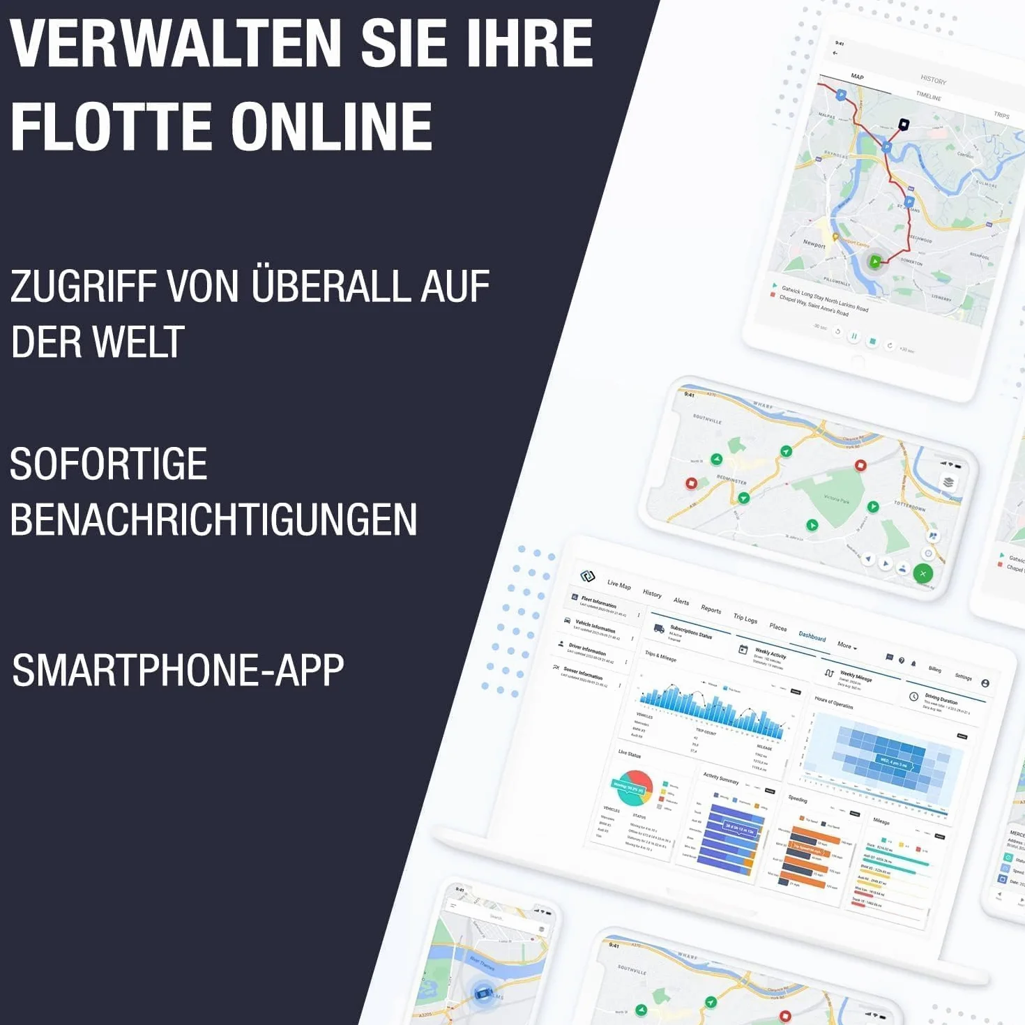 GPSLive DB2-4G GPS Tracker samodzielna instalacja urządzenia telematyki do śledzenia pojazdu, system śledzenia GPS, do samochodów osobowych, vanów, przyczep kempingowych, motocykli…