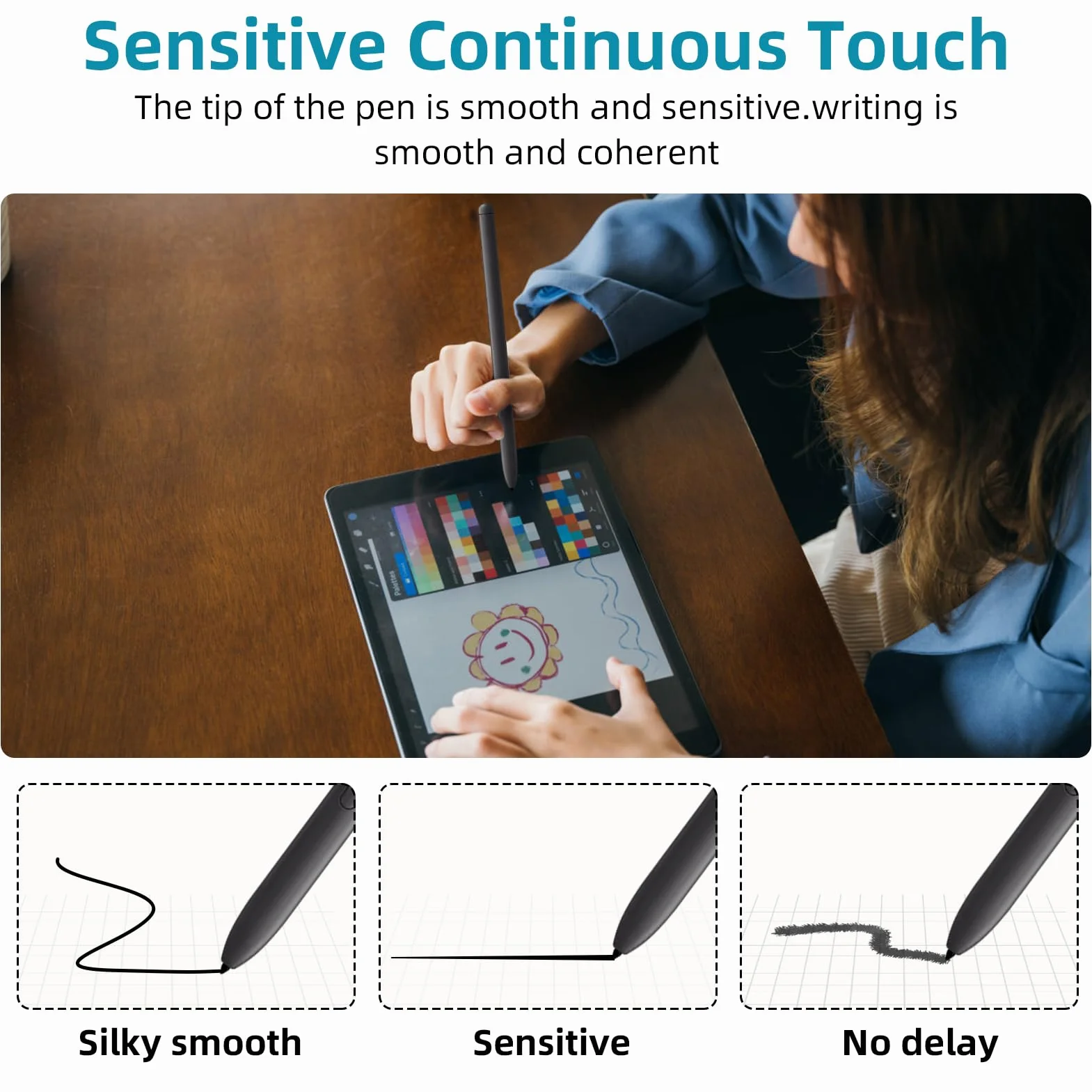 Końcówki S Pen zamienne kompatybilne z Samsung Galaxy Tab S7 FE S7 S8 S8 Ultra Note 8/9 Touch Stylus czarny