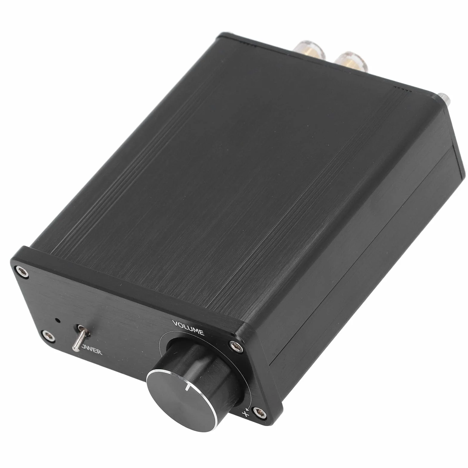 Zerodis Cyfrowy Wzmacniacz Mocy Stop Aluminium Płyta Wzmacniacza Stereo HIFI Klasa D 2 X 100 W DC 18 V do DC 24 V 20 Hz do 20 KHz Domowego Systemu Audio Słuchanie na Komputerze Stacjonarnym