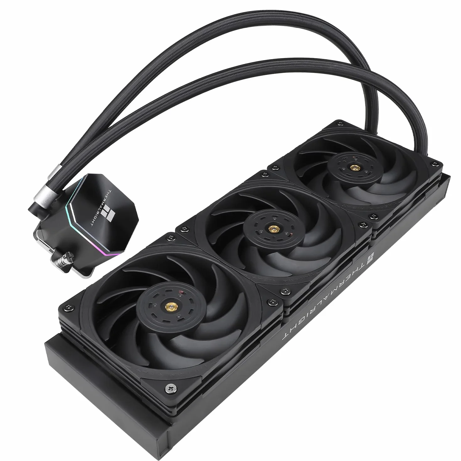 Thermalright Frozen Edge 360 Black, chłodzenie wodne CPU z wentylatorem PWM 120 mm, 360 mm AIO, zintegrowana chłodnica wodna dla AM4/AM5, Intel LGA1700/1851/1150/1151/1200