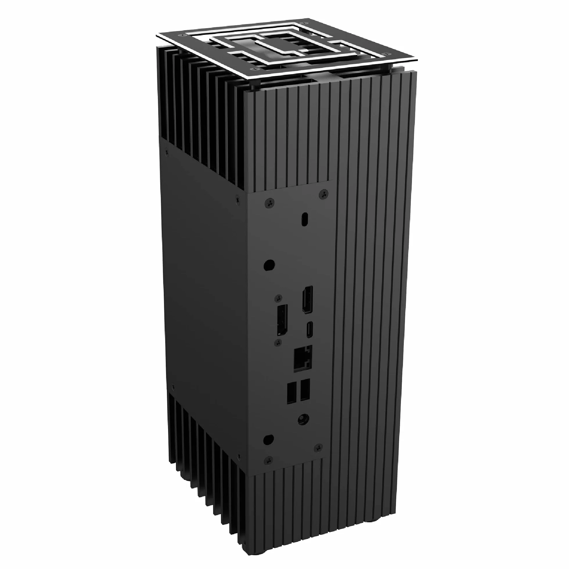 Akasa Turing A50 MKII | Zaprojektowany dla ASUS PN51 i PN50 z serii 5000 i 4000 aż do AMD Ryzen 7, 100% aluminiowa obudowa, pasywne chłodzenie procesora bez wentylatora, obsługa 2,5-calowych dysków
