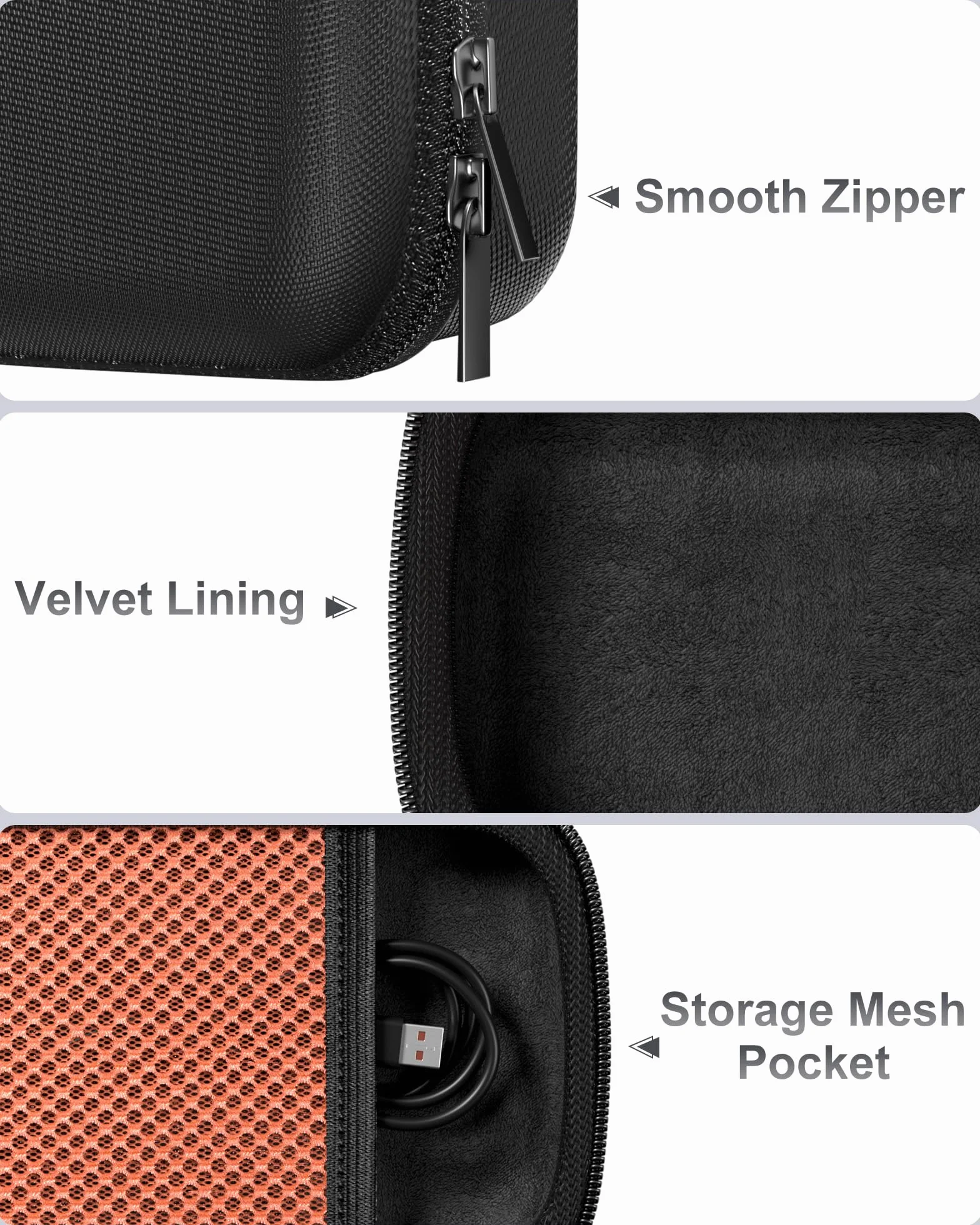 ProCase Przenośne etui podróżne do JBL Go 4 Go 3 Eco Ultra, wodoodporne pudełko z twardą obudową