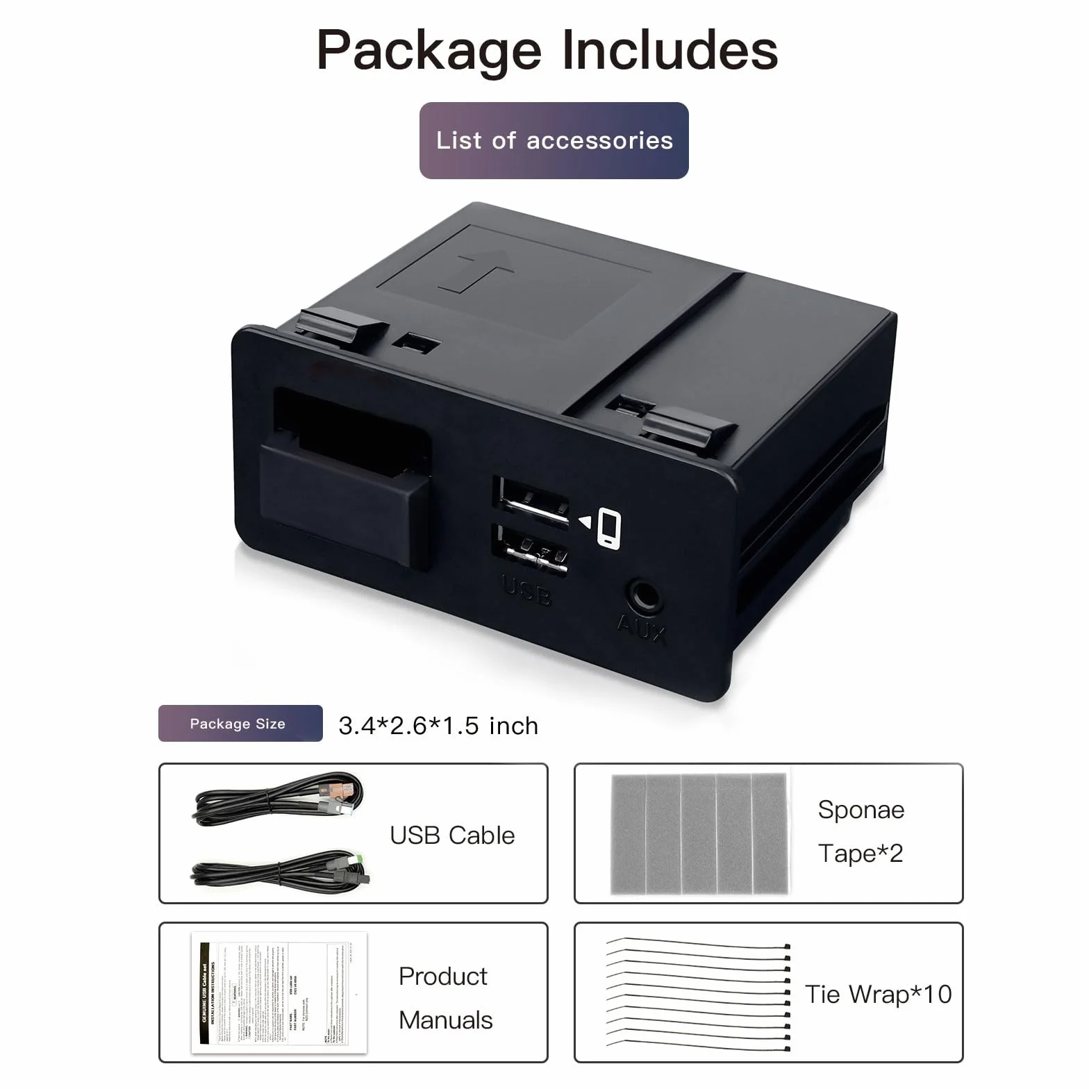Carplay/Android adapter samochodowy do Mazda 2/3/6/CX3/CX5/CX9/MX5/FIAT 124 2014-2021 TK78-66-9U0C OEM Retrofit Kit pasujący do systemu Connect 0008FZ34