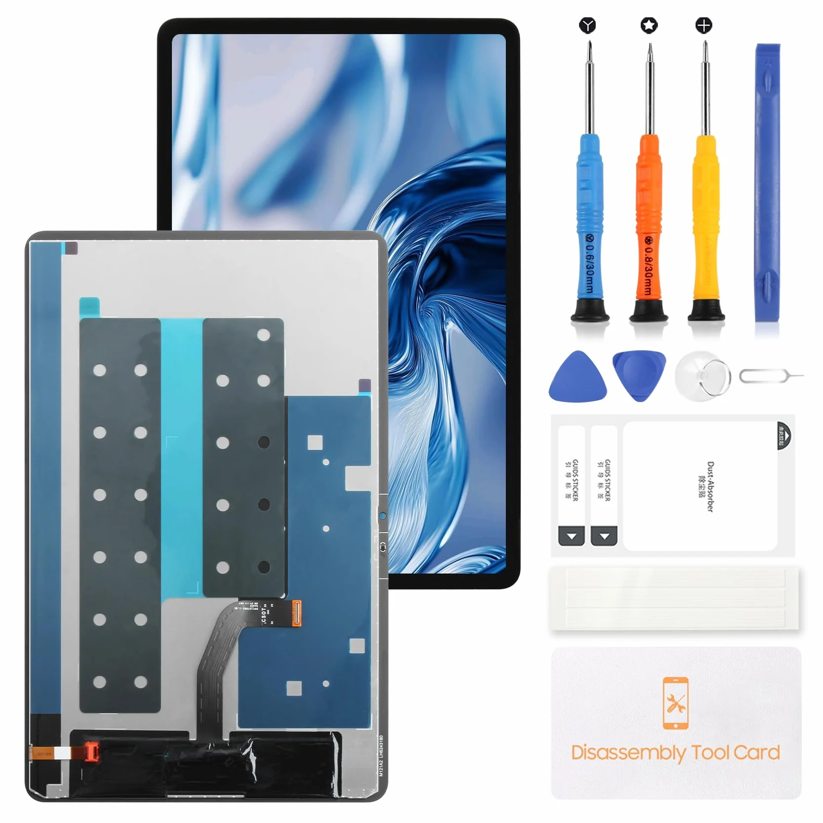 Ekran LCD do Xiaomi Redmi Pad Pro 12.1 2405CRPFDC zamiennik ekranu dla Xiaomi Redmi Pad Pro 12,1 cala wyświetlacz LCD ekran dotykowy digitizer montaż części naprawcze z narzędziami (czarny)