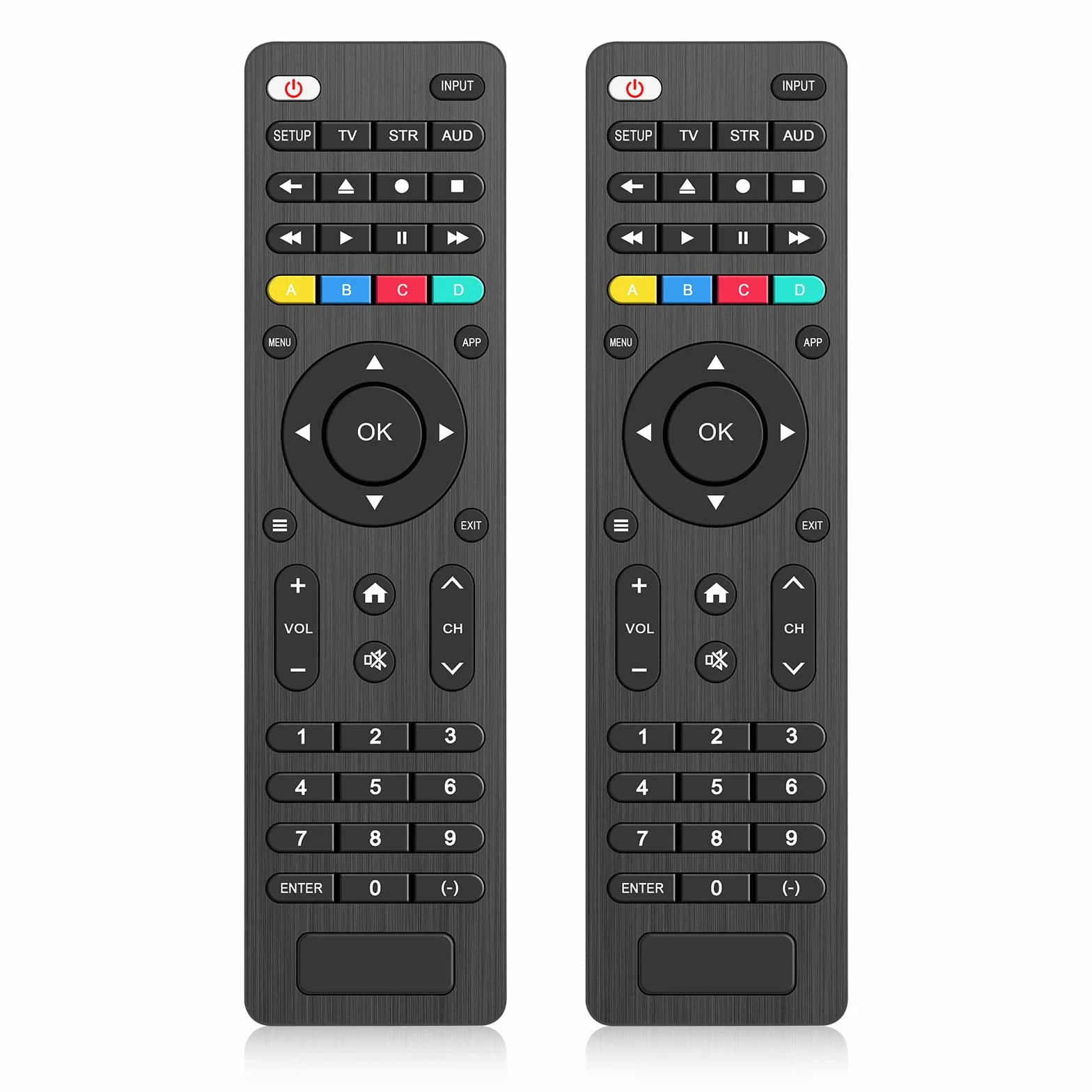 Uniwersalny pilot do telewizora Samsung, LG, Vizio, TCL, Hisense, Sony, Philips, Sharp i inne, markowe telewizory Smart, odtwarzacze strumieniowe, soundbar audio i odtwarzacze DVD/Blu-ray