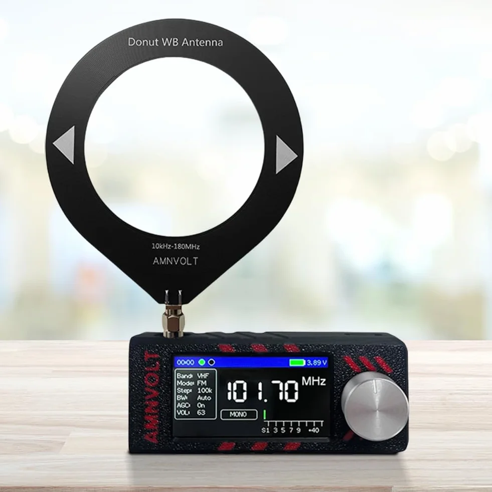 SI4732 Przenośne mini radio 0,5-108 MHz z długą żywotnością baterii i zaawansowanymi funkcjami radia