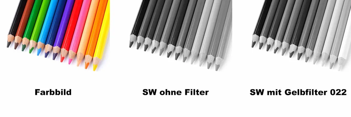 B+W Żółty filtr 022 MRC Basic 43 mm (16 x ulepszony, profesjonalny)