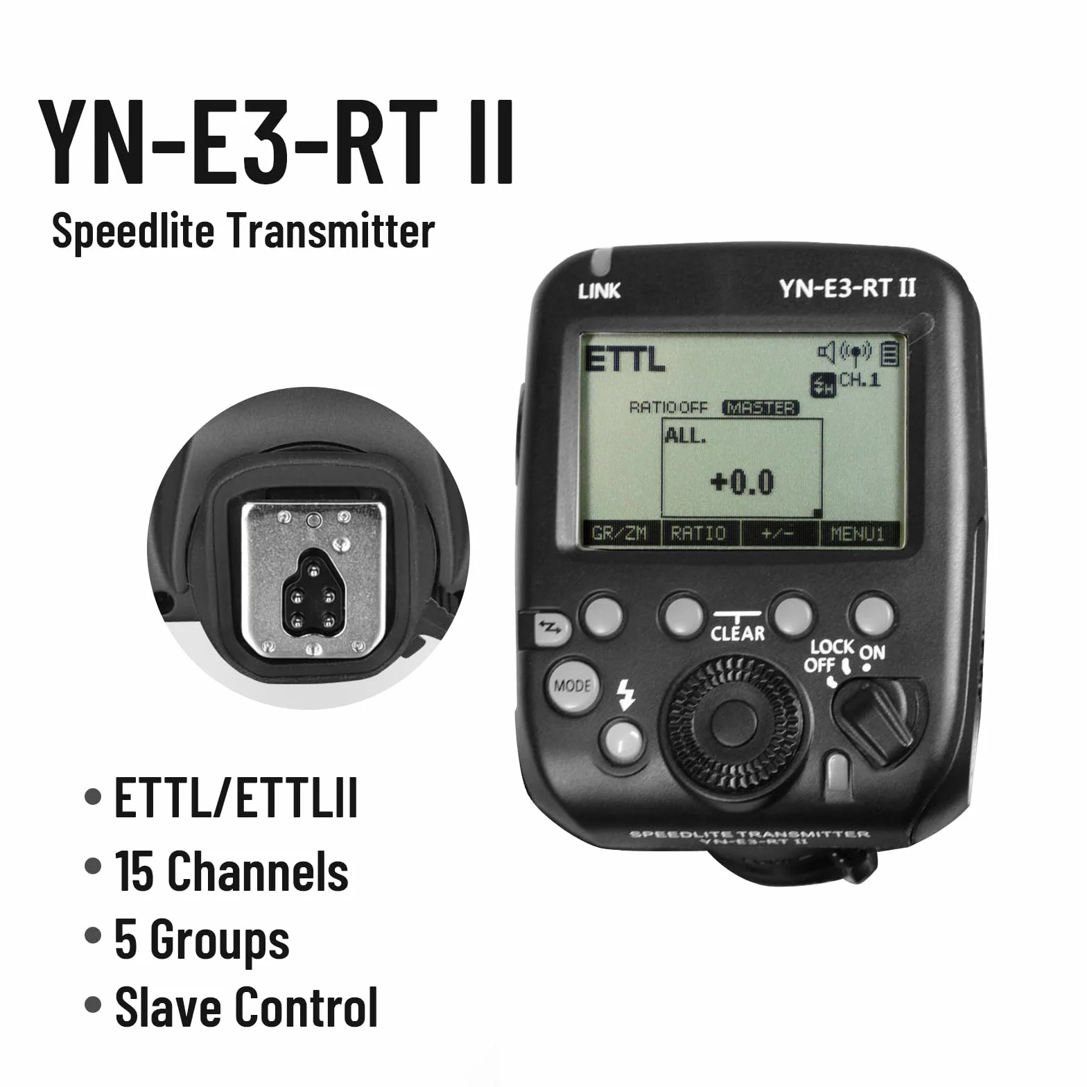 Yongnuo Speedlite Transmitter YN-E3-RT II