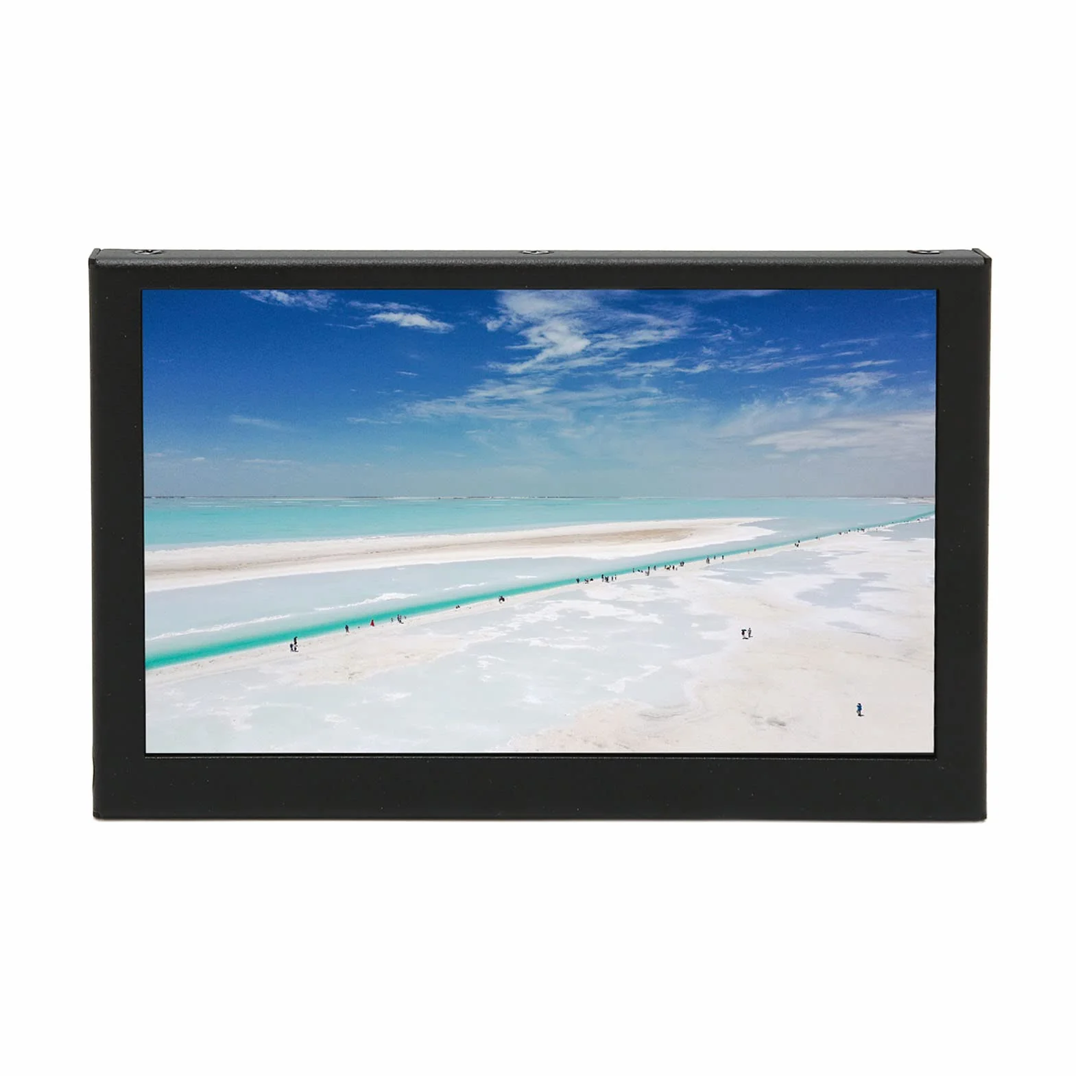 5-calowy Monitor, Ekran LCD Mini IPS 800x480 Mały Monitor, Metalowa Obudowa Komputer Przenośny Monitor Podekranowy dla Interfejsu HDMI dla Komputera RPi dla Windows 7 8 10 dla OS X