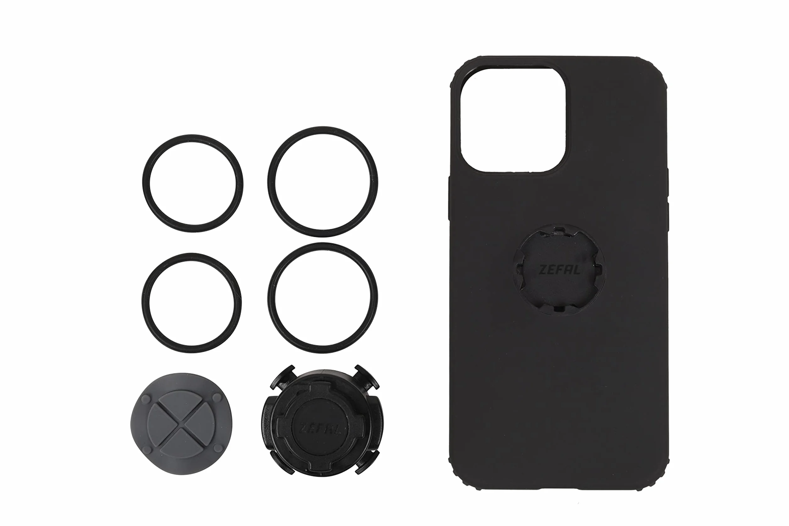 Zéfal Uchwyt rowerowy Zestaw do telefonu iPhone 13 Pro MAX i iPhone 14 Plus - Etui na iPhone'a i uchwyt na telefon rowerowy - uchwyt rowerowy