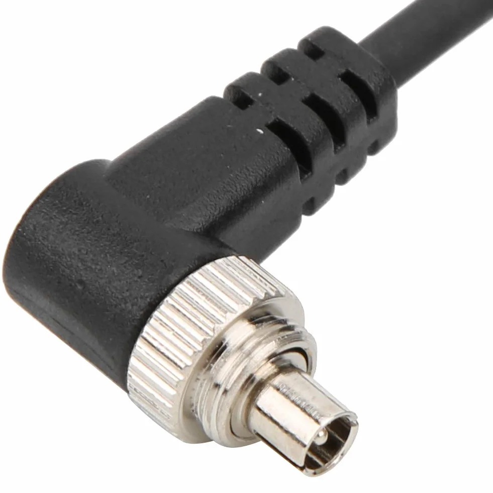 Flash Trigger Kabel PC, 100 cm męski na męski kabel synchronizacyjny z PC, błyskowa, kabel połączeniowy, akcesoria fotograficzne z zamkiem śrubowym do do do