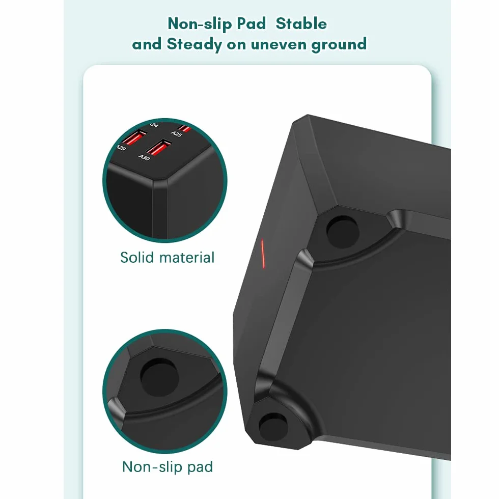 docooler Stacja ładująca USB 150 W ładowarka stołowa z gniazdem USB ładowarka stołowa 30 portów