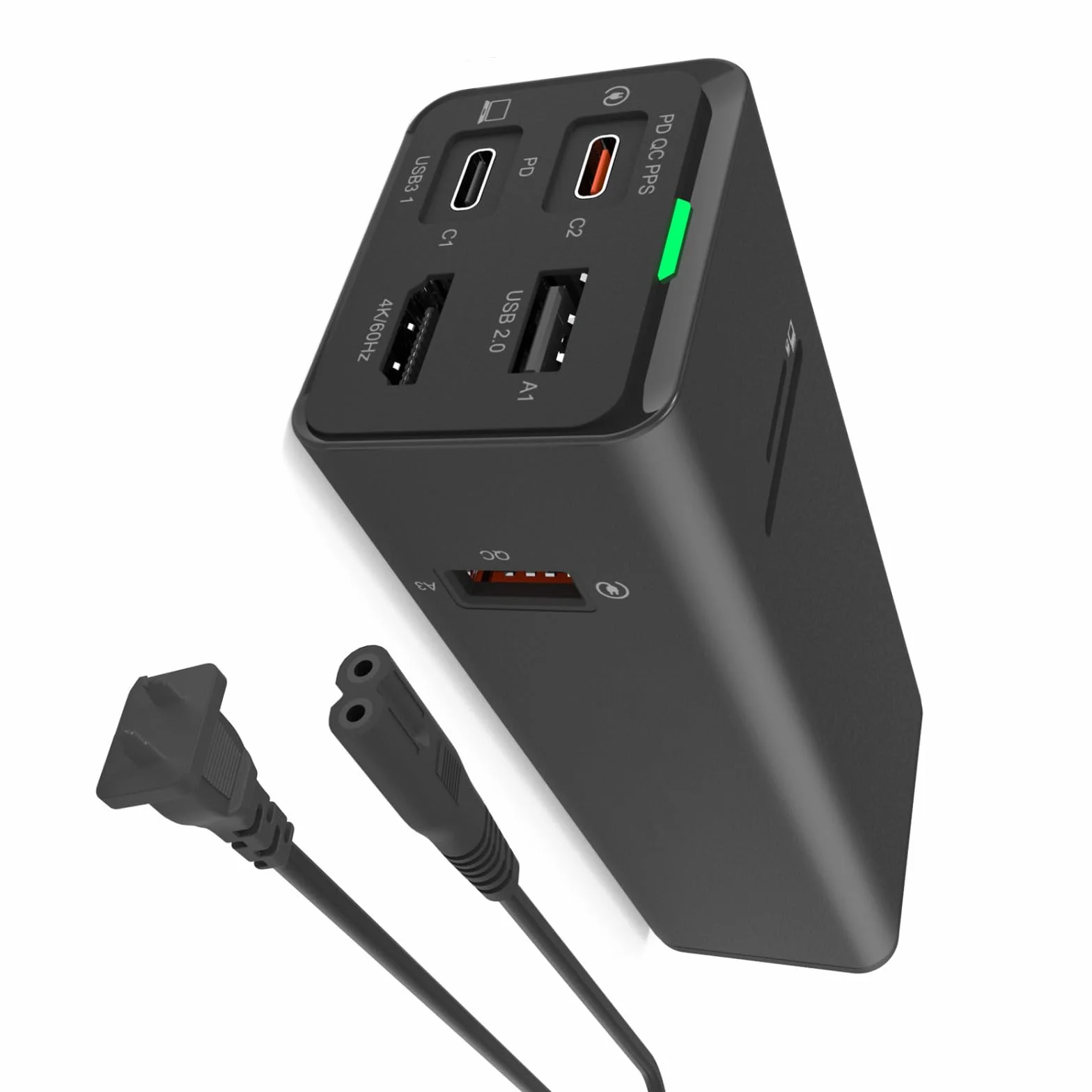 Stacja dokująca 100 W, ładowarka telewizyjna, stacja dokująca do smartfona, konsoli laptopa, adapter szybkiego ładowania 4 w 1
