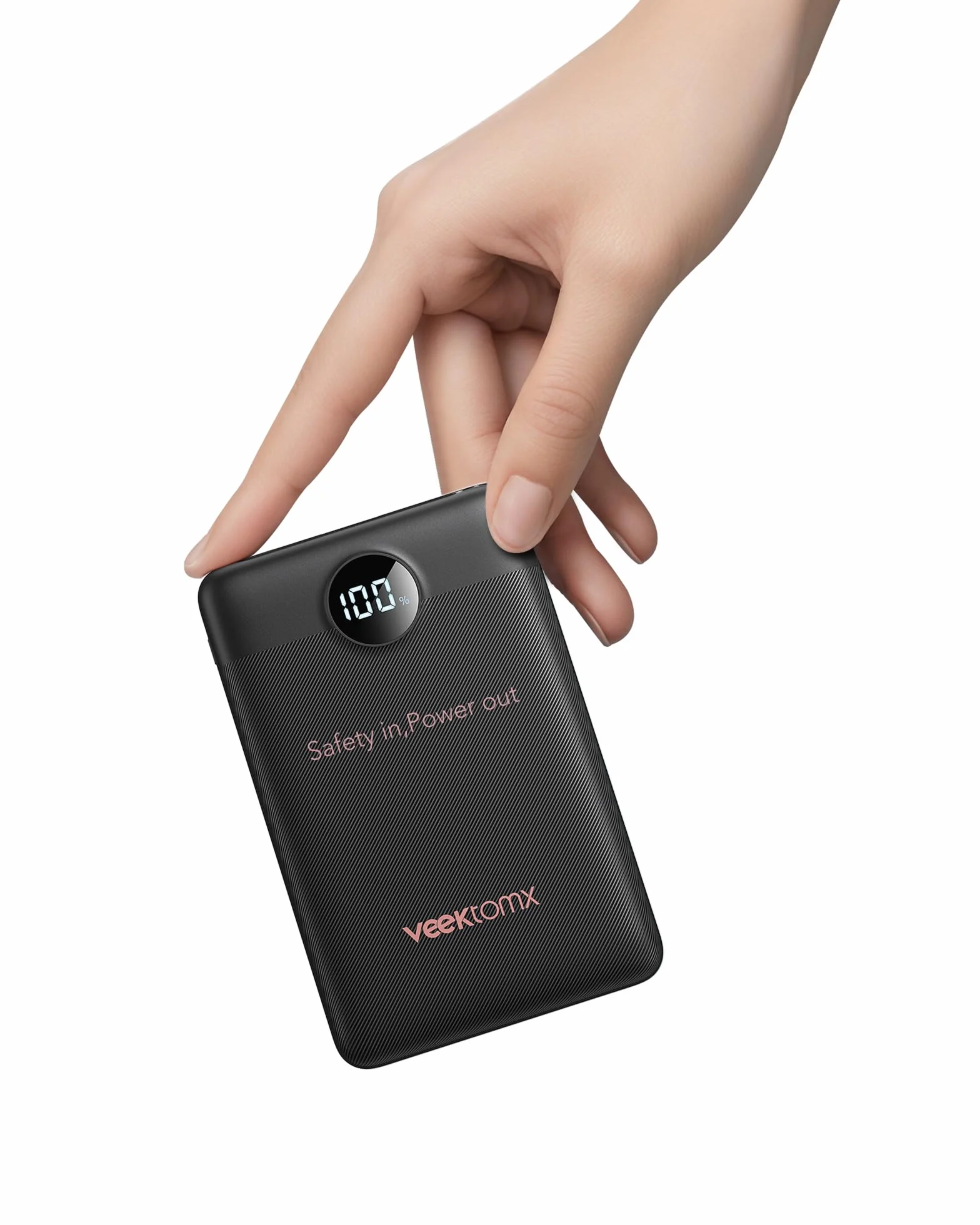 VEEKTOMX Mini Power Bank 10000mAh Mały Power Bank 22.5W Quick Charge, PD 3.0 Szybkie Ładowanie Zewnętrzne Bateria, Podwójne Wyjście Ultra Kompaktowa Ładowarka Kompatybilna iPhone 14/Sumsang s22/Xiaomi