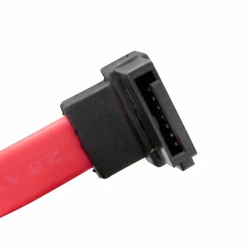 Kabel do transmisji danych SATA ze złączem kątowym - 18"