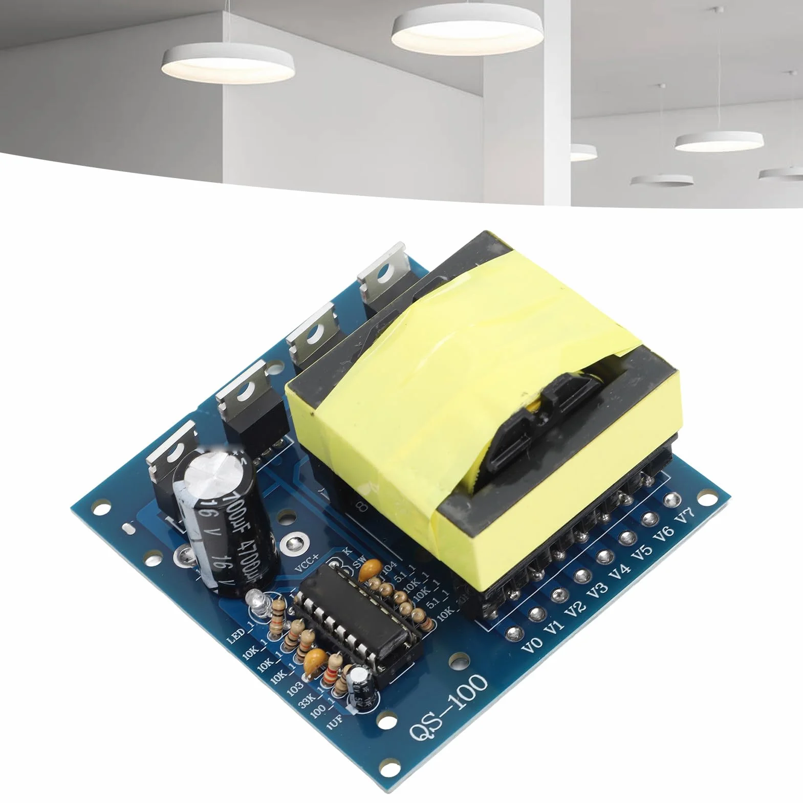 500W moduł konwertera napięcia DC 12V/24V do AC 18V/220V/380V, step-up, zasilanie PCB
