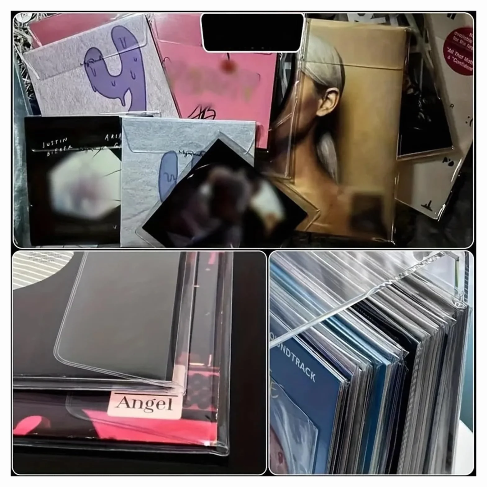 Wewnętrzne koperty winylowe, Wewnętrzne Zewnętrzne Okładki Na Płyty Winylowe Z Klapką, Opakowanie 10 Sztuk 7-calowe I 10-calowe LP(10-inch)