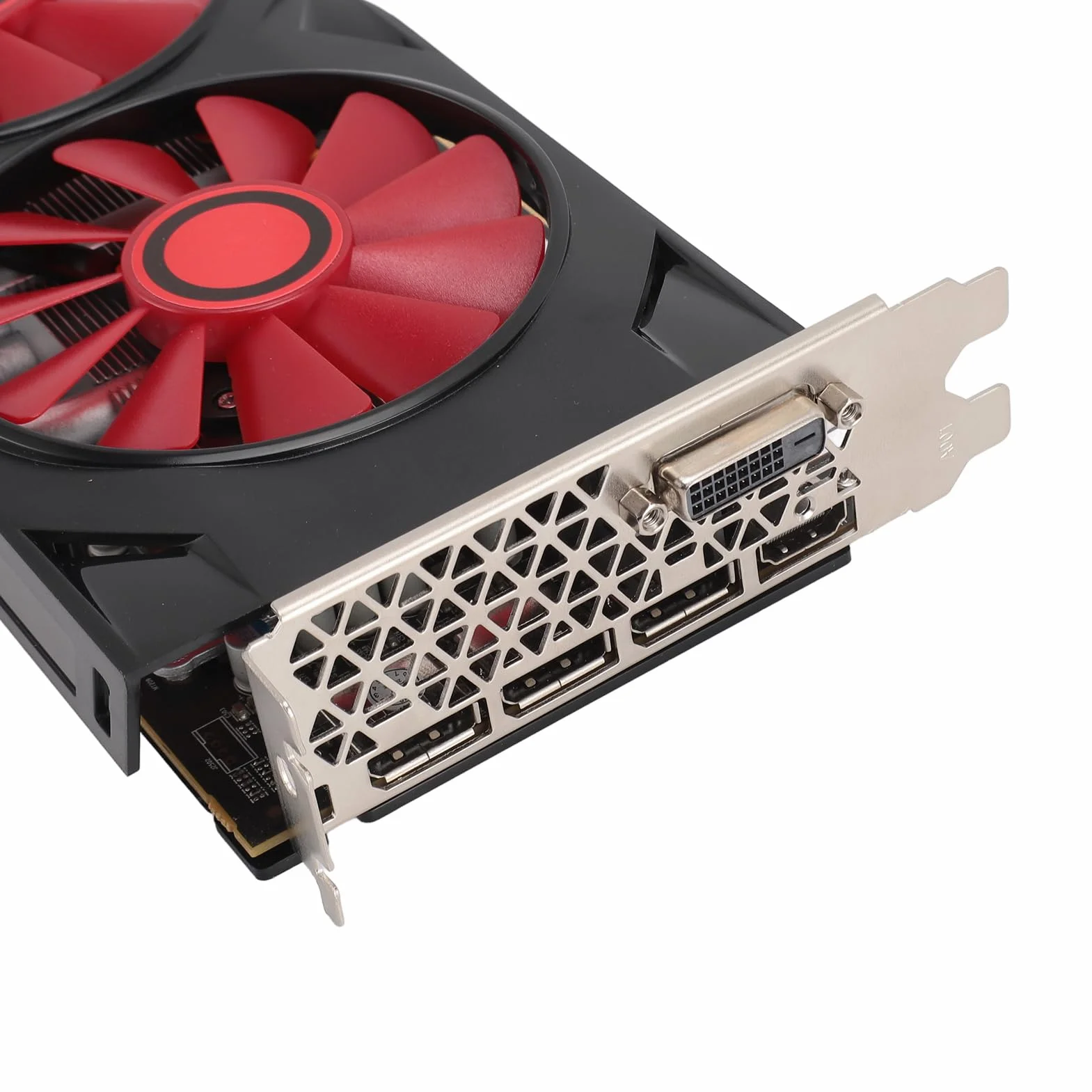 RX580 8 GB GDDR5 256bitowa karta graficzna do gier, cichy, podwójny wentylator, karta graficzna do gier z PCI Express 2.0, 16X do komputera stacjonarnego
