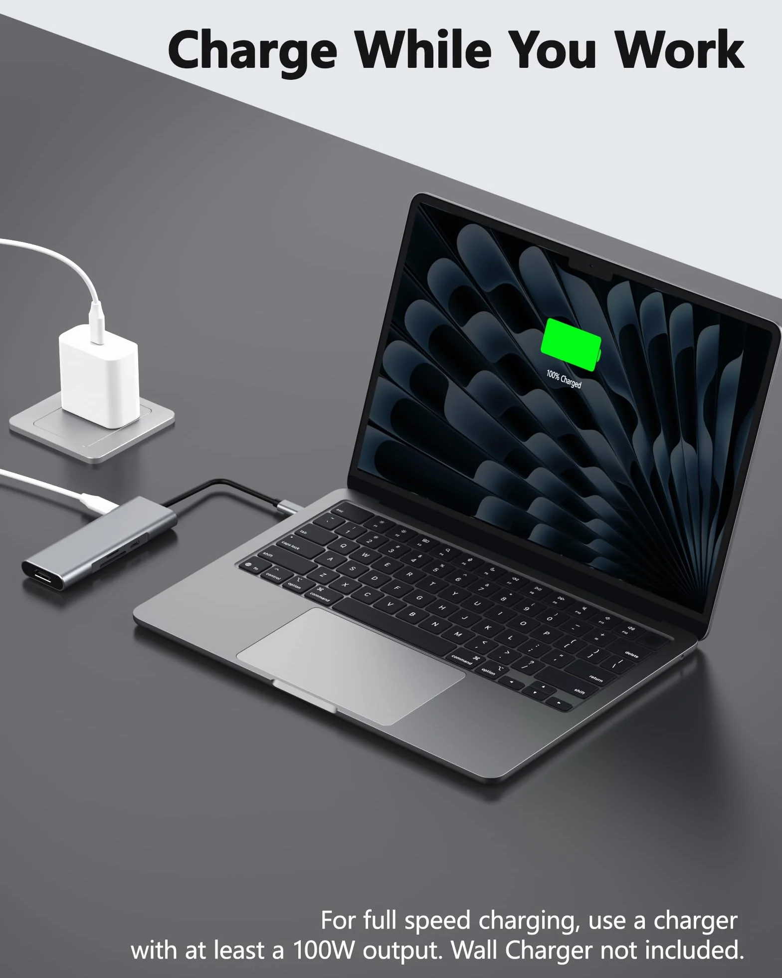 USB C HUB for iPad Pro Adapter 4K 60Hz HDMI, 100W PD, SD/TF Card Reader, 3 USB A Port, 3.5mm Audio Jack, 9 in 1 USB C Dock for iPad Air/Galaxy Dex/Tablet/MacBook/iMac/iPhone 17/Steam Deck/HP/Dell