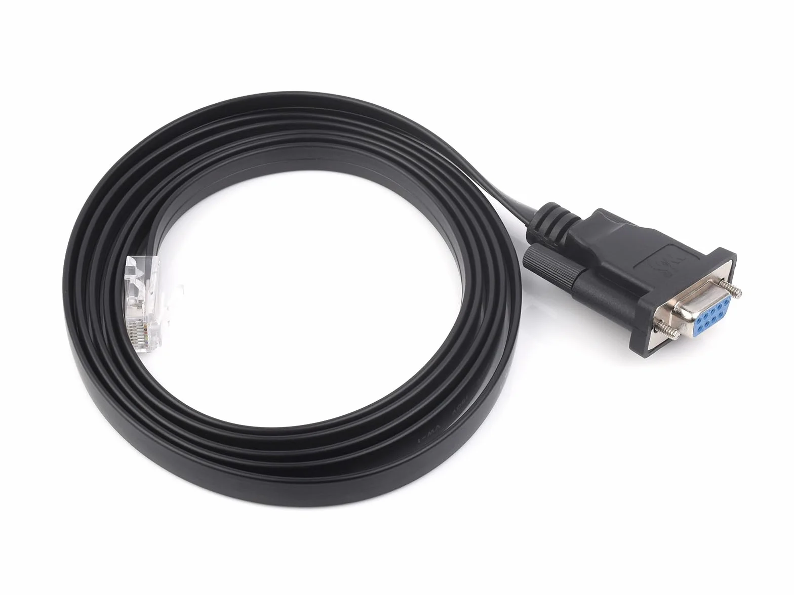 Waveshare RS232 to RJ45 Console Cable 1.8m DB9 Female to RJ45 Male for Switch Router Server Debugging Configuration