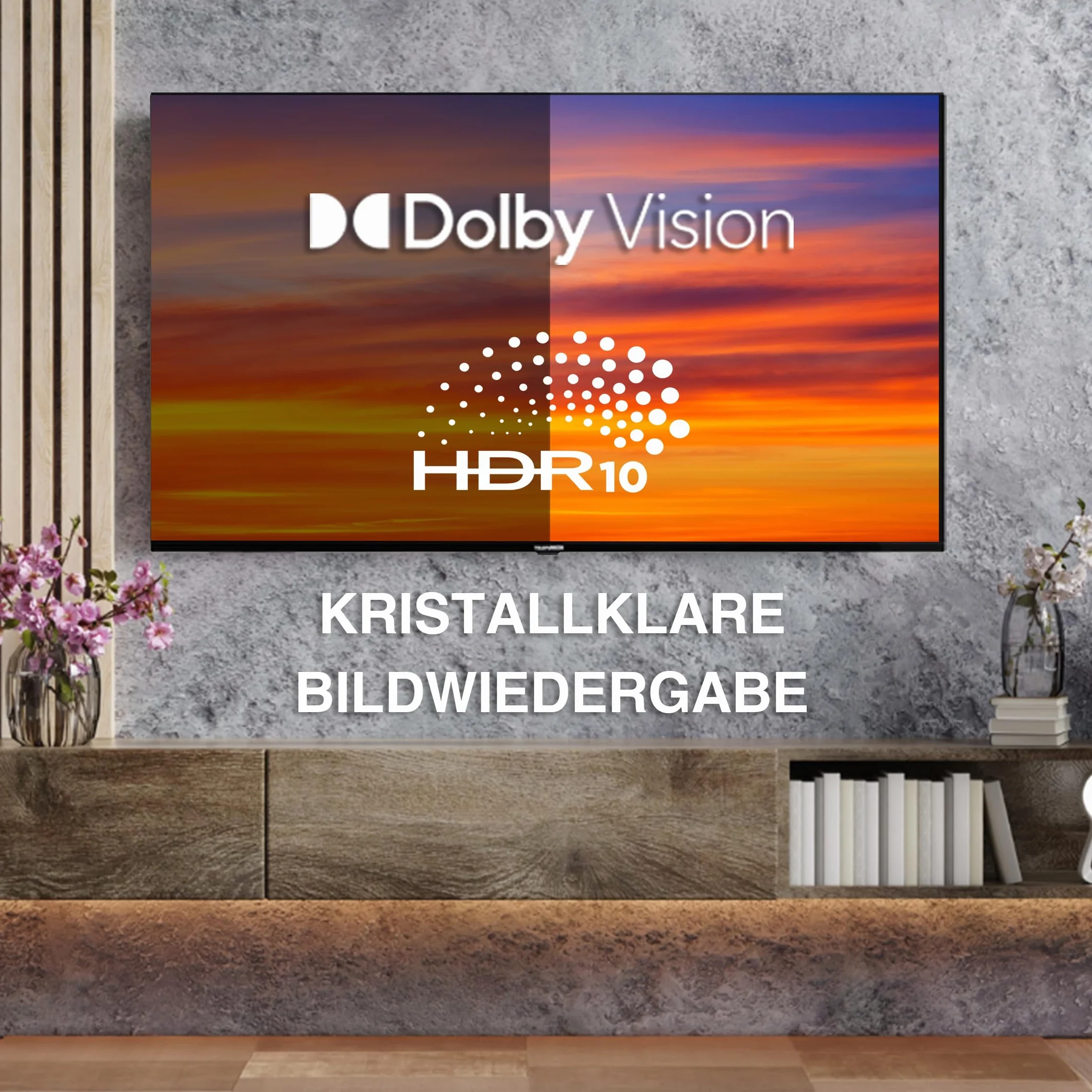 Telefunken Telewizor z systemem Android 32" (Full HD Smart TV, Dolby Vision HDR, potrójny tuner, Bluetooth) XF32AN750M
