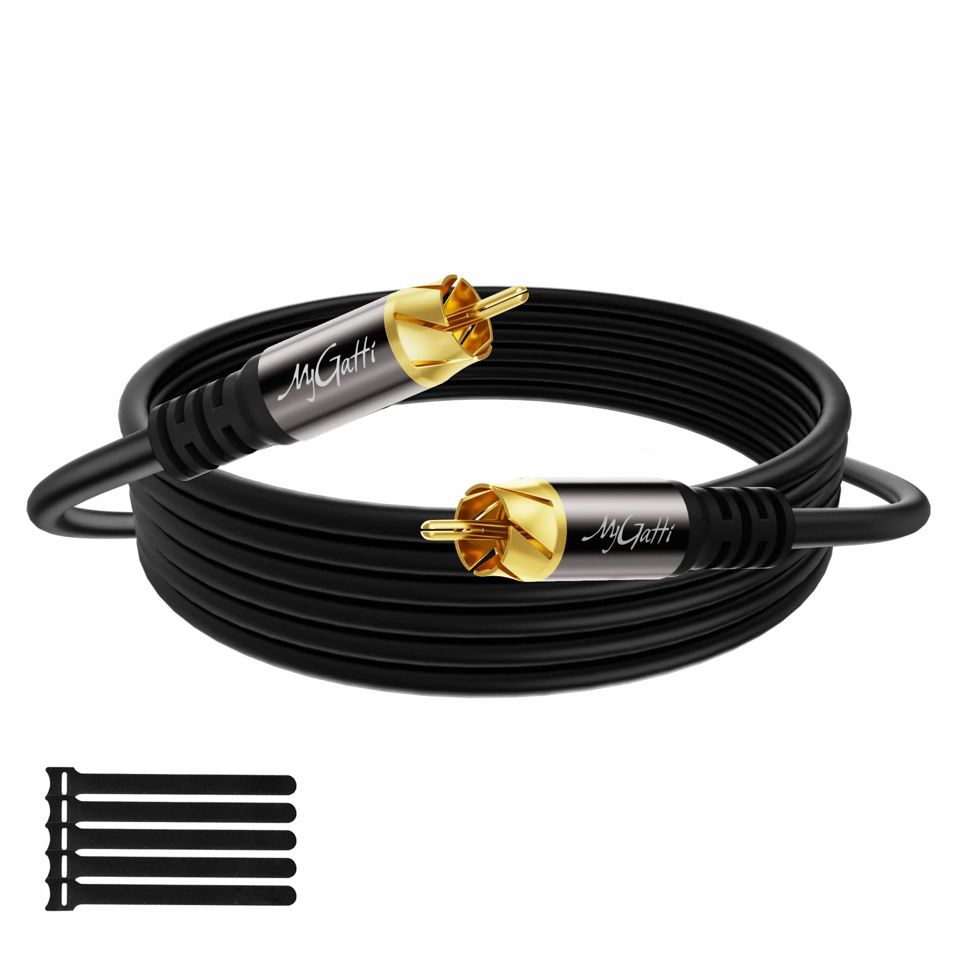 Kabel RCA na RCA S/PDIF cyfrowy koncentryczny cynkowana miedź podwójnie