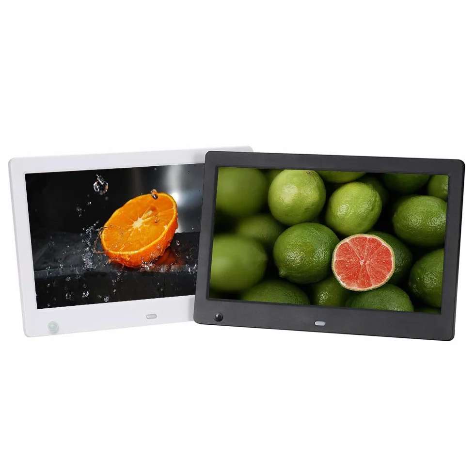 Cyfrowe ramki do zdjęć 14 cali HD, czujnik ruchu, elektroniczny album fotograficzny, urządzenie reklamowe, wyświetlacz reklamowy, wyświetlacz LCD, elektroniczny album fotograficzny, ekran HD, czarny