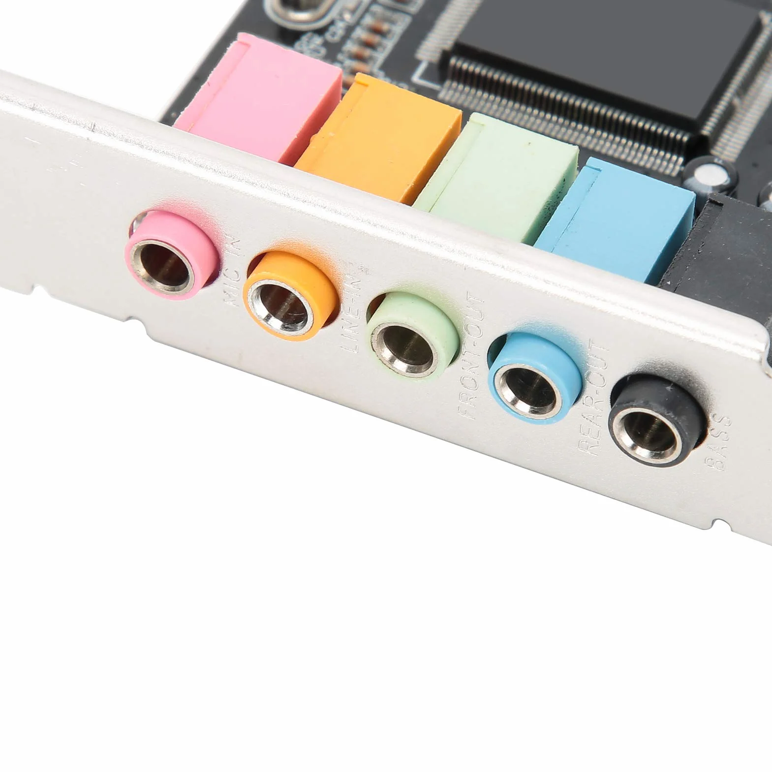 5.1-kanałowa karta dźwiękowa PCI-Express z pełnym dupleksem, karta dźwiękowa stereo z chipem CMI8738, do systemu na komputer stacjonarny, komputer do kina domowego, duże gry 3D