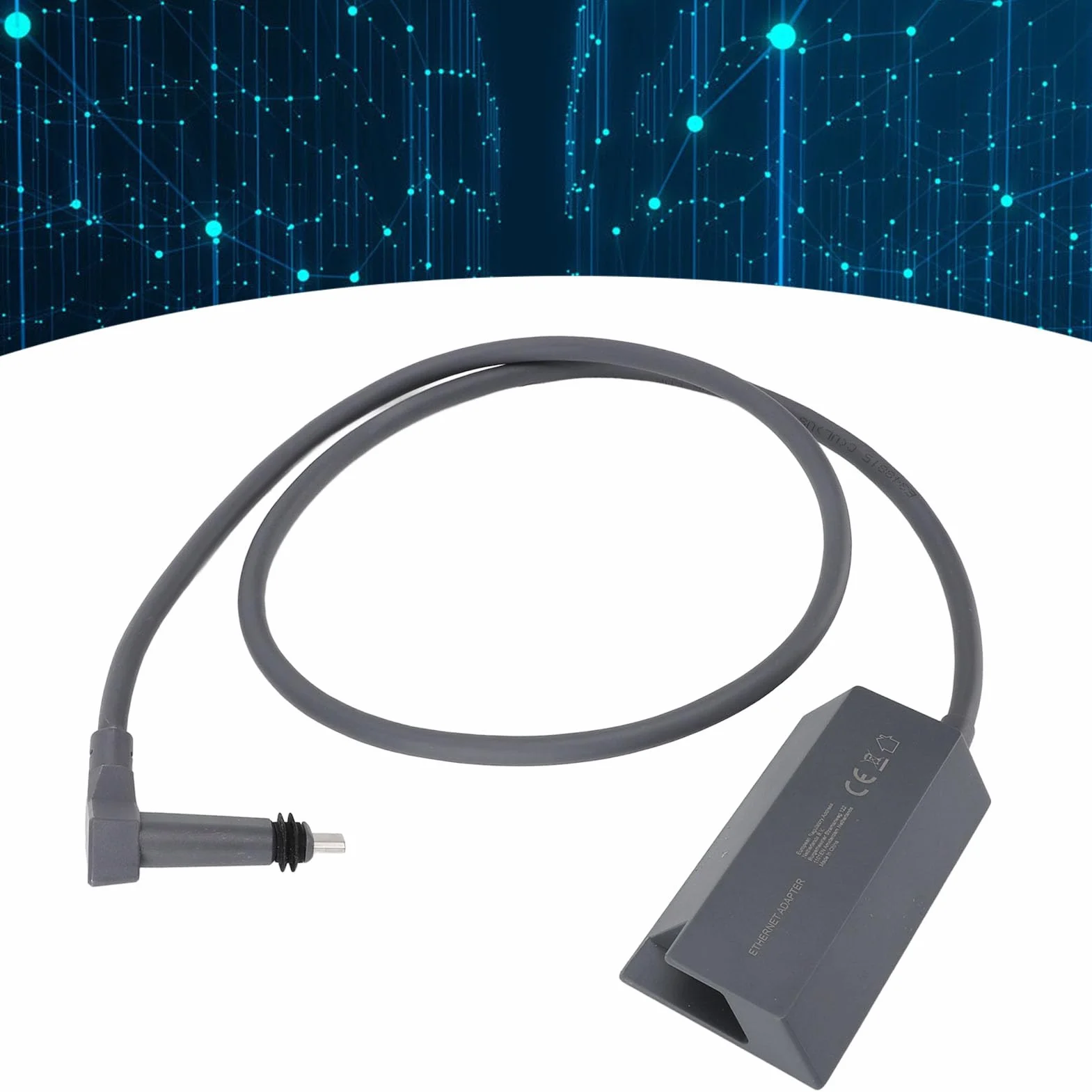 Adapter Ethernet Internet Satelitarny V2, Adapter Ethernet do Przewodowej Sieci Zewnętrznej do Anteny Prostokątnej, Adapter Ethernet do V2 Gen2,