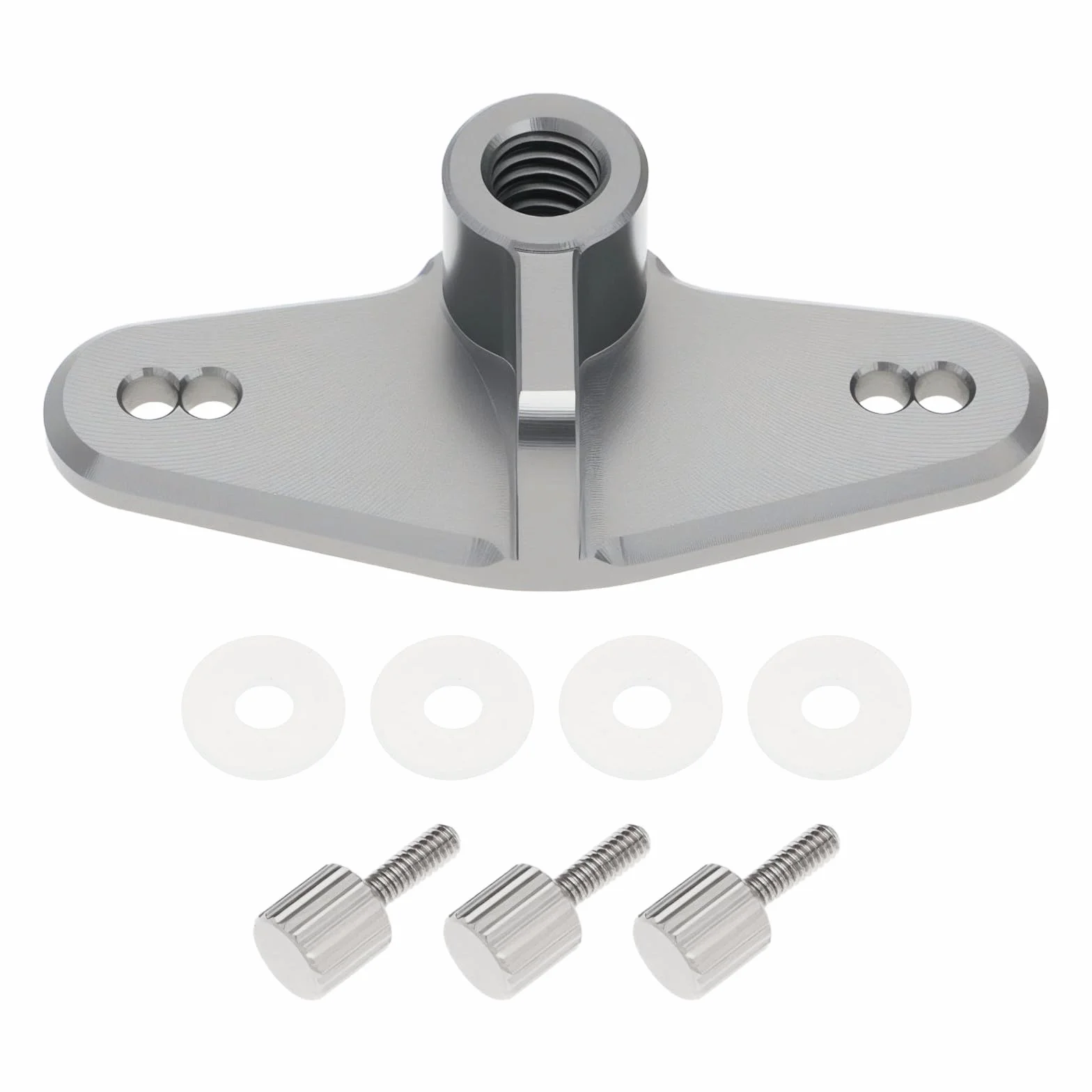 SG Store Adapter do montażu rowerowego, pilot zdalnego sterowania, kompatybilny z DJI Air 3 Mini 4 Pro Mini 3 Mini 3 Pro 1/4 z akcesoriami, srebrny