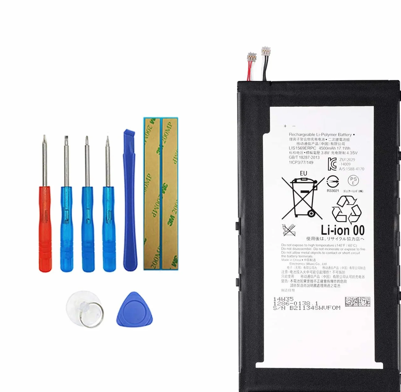 Tablet akumulator LIS1569ERPC do Sony Xperia Z3 Tablet SGP621 SGP641 SOT22 z zestawem narzędzi