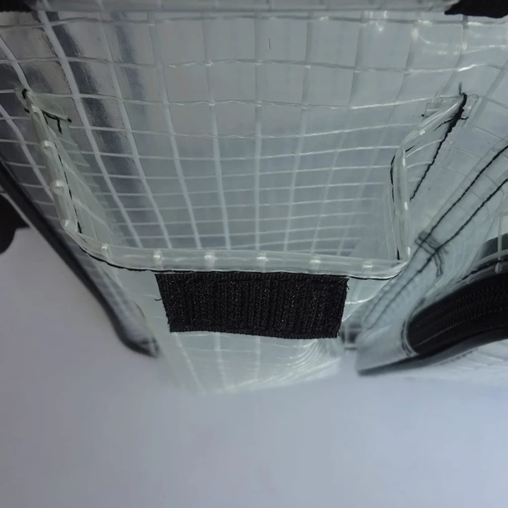 Antystatyczna przezroczysta torba z PVC do pomieszczeń czystych torba na narzędzia dla inżyniera torba na ramię do umieszczania narzędzi komputerowych w pomieszczeniach czystych torby z przezroczysteg