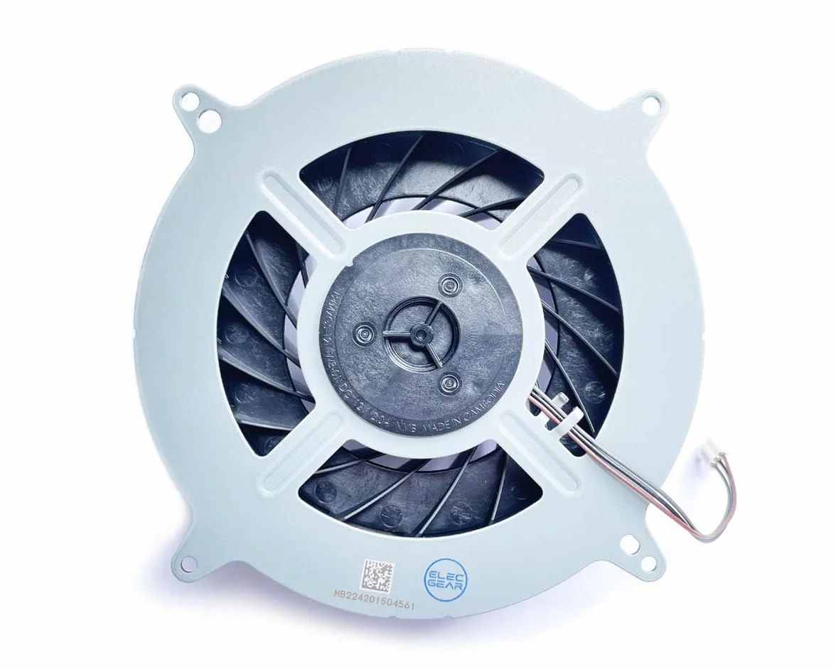 ElecGear PS5 Zamienny Wewnętrzny Wentylator Chłodząc, Dodatkowa Uszczelka typu O-ring Odporna na Wstrząsy i Zestaw Narzędzi Naprawczych do Pierwszej serii PS5 CFI-1xxx, Nie do wersji Slim ani Pro