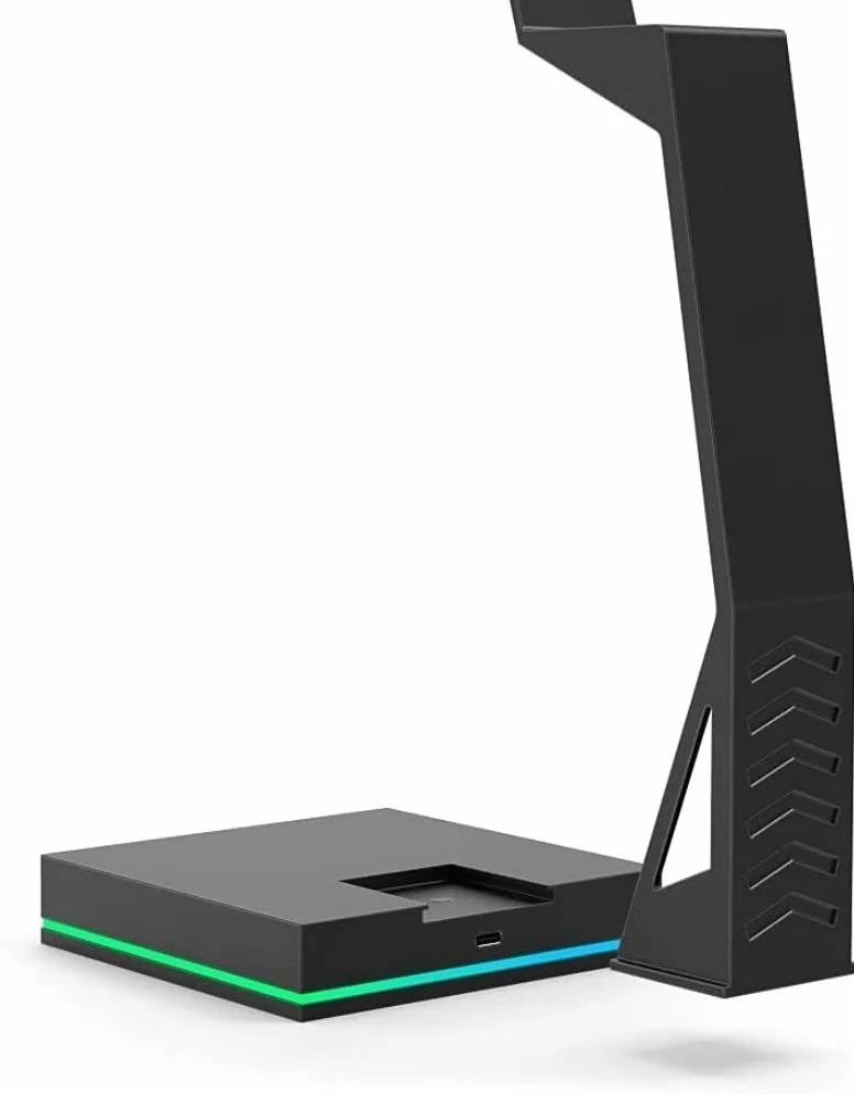 Akcesoria Biurkowe do Słuchawek Stojak Na Słuchawki Z 4 Portami USB 2.0 Uchwyt Na Słuchawki RGB Do Akcesoriów Do Gier Komputerowych Dla Graczy Akcesoria do Stołów do Gier