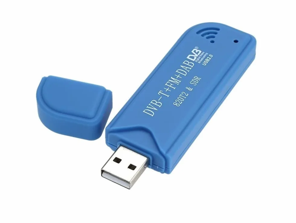 Mini Portable Digital USB 2.0 TV Stick DVB-T + DAB + FM RTL2832U + R820T2 Obsługa odbiornika tunera SDR