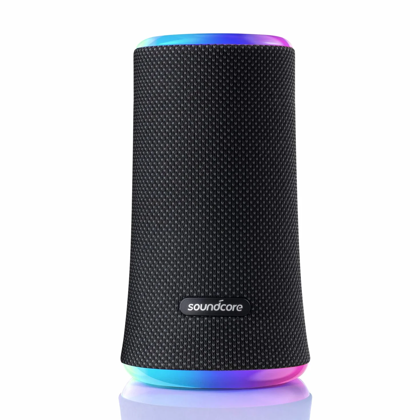 soundcore Anker Flare 2 głośnik Bluetooth, z ochroną przed wodą IPX7, dźwięk 360°, do użytku na zewnątrz, do ogrodu, na plażę, urlop, z funkcją PartyCast, regulacją EQ i 12 godzin pracy baterii