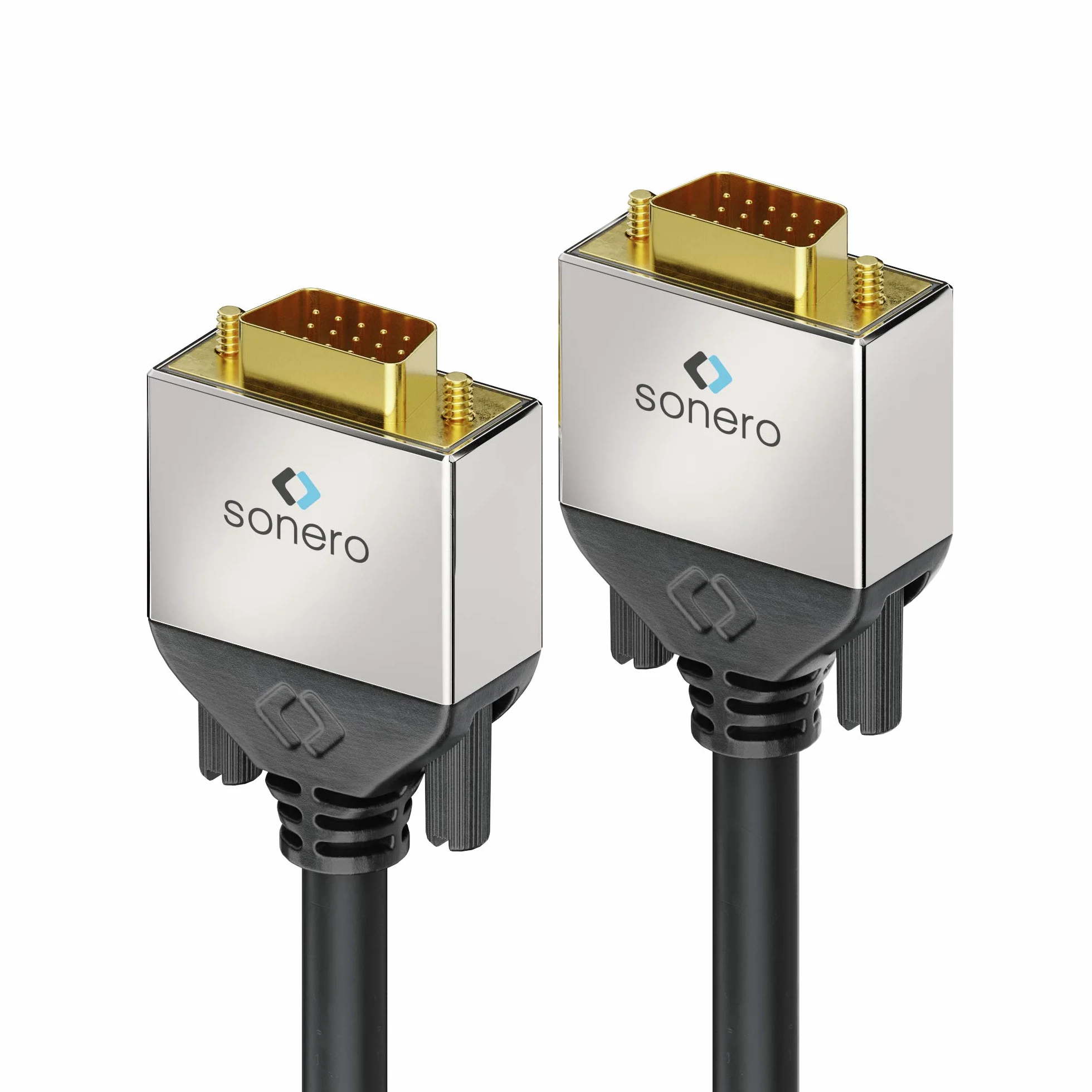 Sonero Kabel VGA 1 m FullHD 1920x1080 czarny
