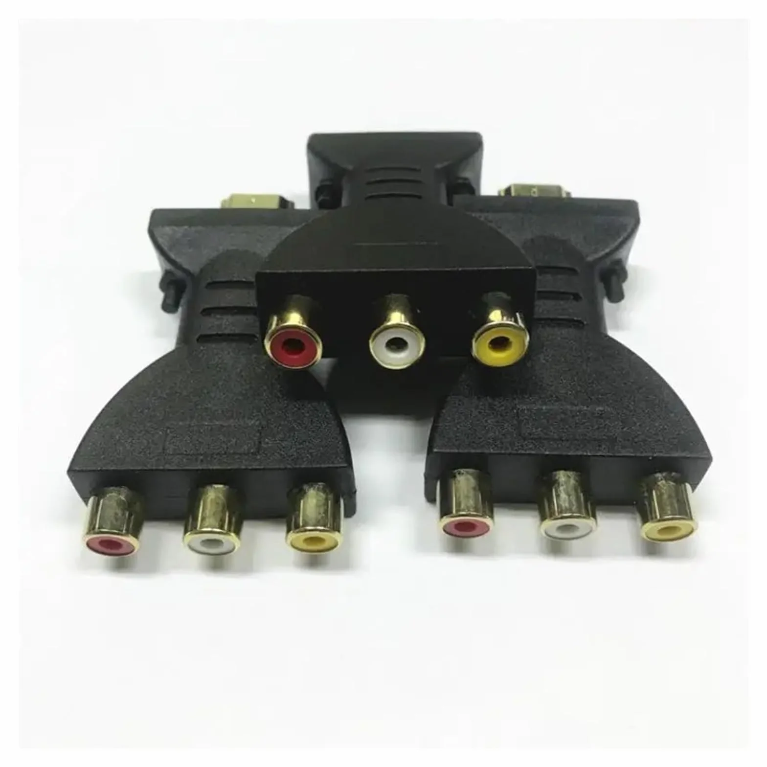 1080P RCA AV do HDMI konwerter adapter z kablem USB do HDTV Box