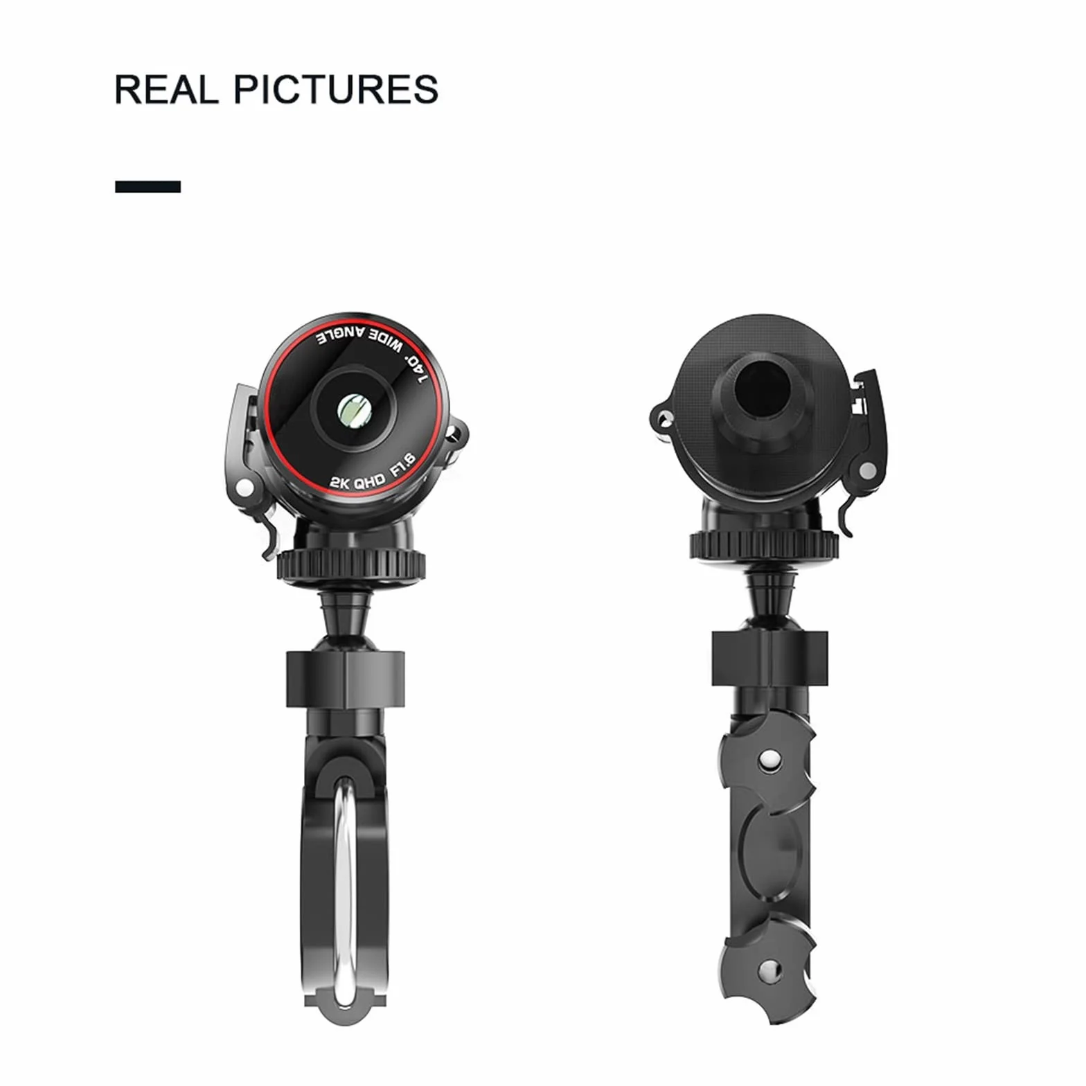 Kamera sportowa ze stabilizacją obrazu, Kamera akcji 2K HD rower na zewnątrz kask motocyklowy kamera Sport DV wideorejestrator DVR kamera na deskę rozdzielczą do roweru samochodowego Wysoka liczba kla