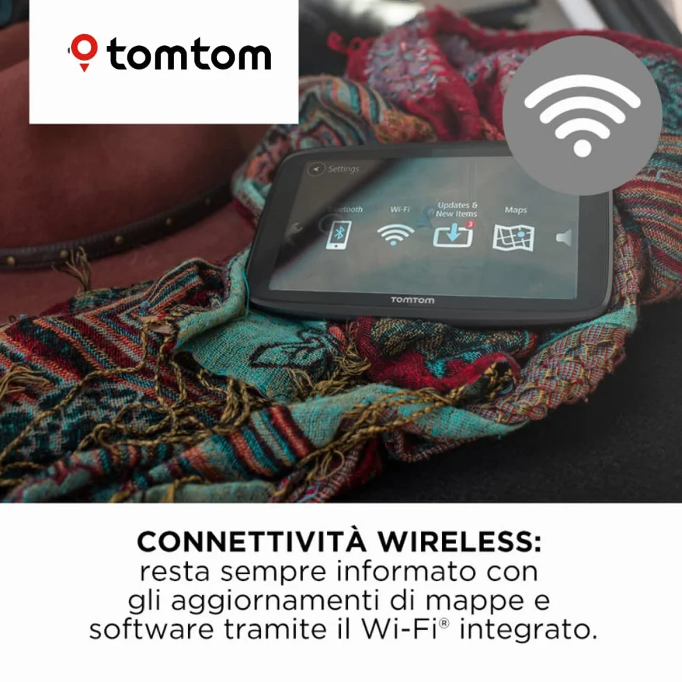 TomTom GO Essential urządzenie nawigacyjne - 5", ochrona przed korkami dzięki TomTom Traffic, aktualizacje map Europe, aktualizacje przez Wi-Fi (odnowione)