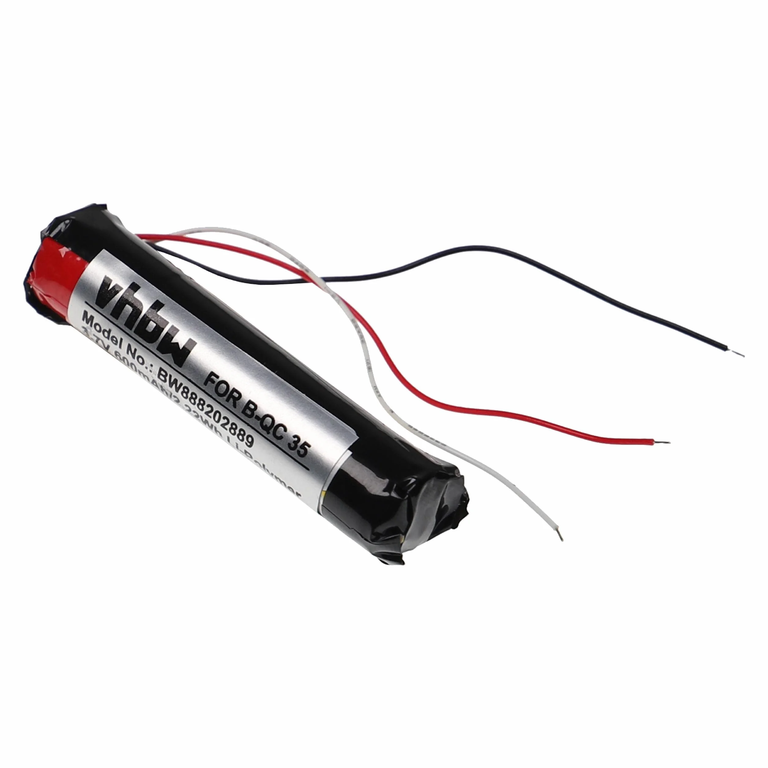 vhbw 1 x bateria zastępuje Sony MH10048-E7, AHB110520CPS do bezprzewodowych słuchawek (600 mAh, 3,7 V, Li-Poly)