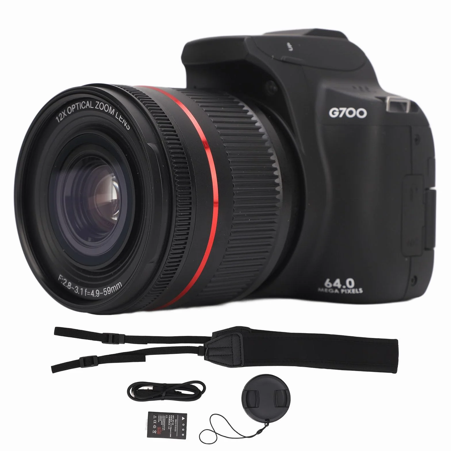 Aparat Cyfrowy, Kamera do Vlogowania F2.8 do 3.1 Automatyczna ostrość Odwracany Ekran o 270 Stopni z aplikacją fotograficzną