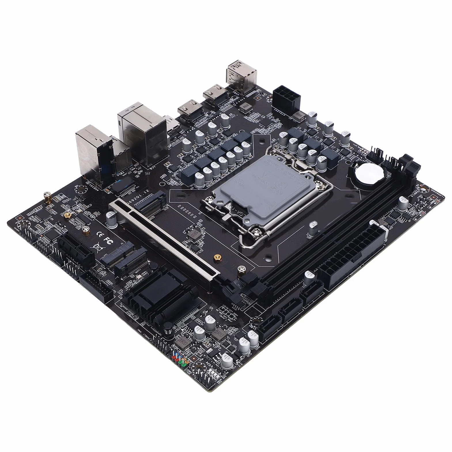 Płyta Główna H610 Gaming Computer Gaming, dla Płyty Głównej Micro Atx LGA 1700, DDR4 M.2 Slot SATA3.0 PCIE 4 WiFi Gigabit LAN, Obsługa dla I3 I5 I9 I9 I9 I7 I9 I7 13th 14.